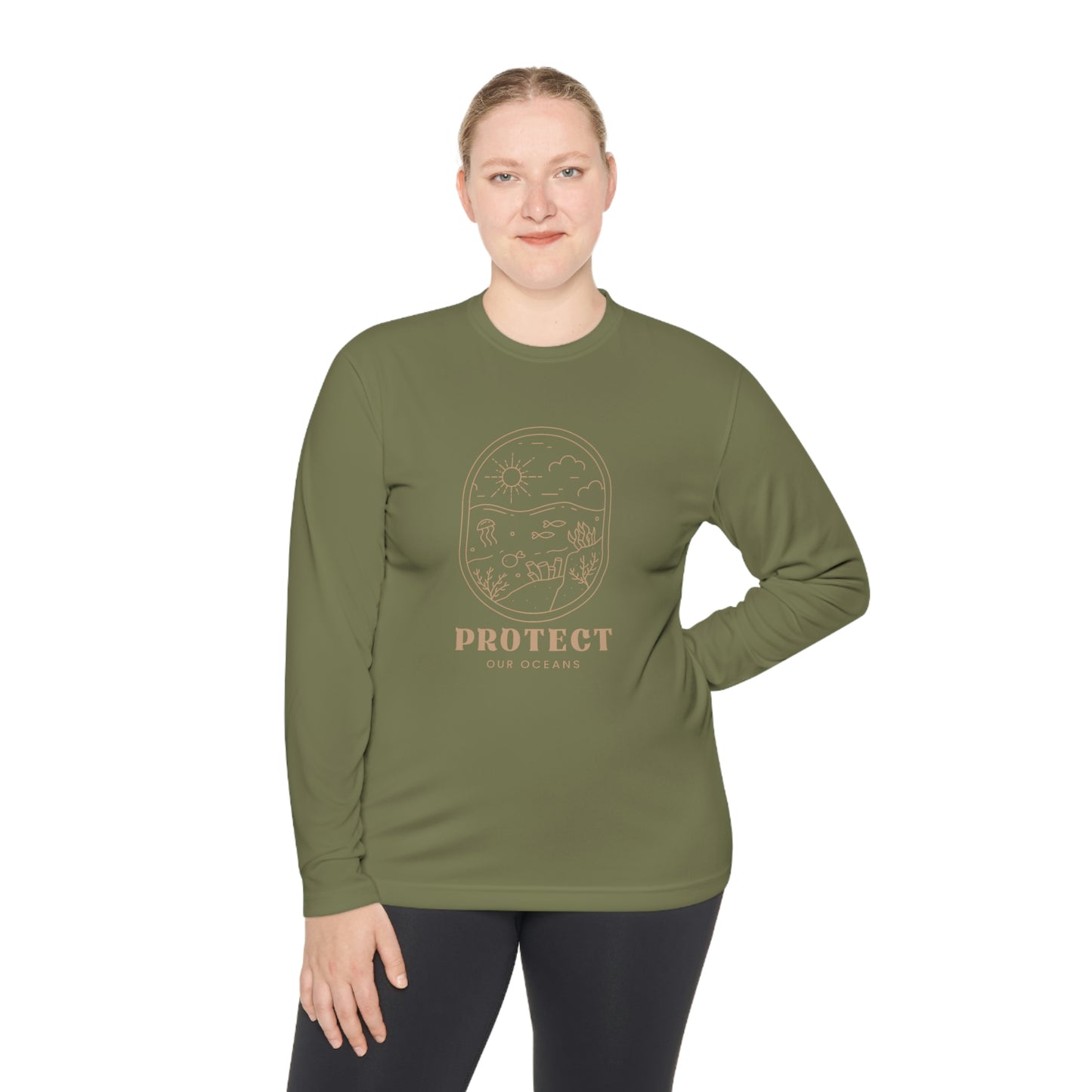 Protect Our Oceans Unisex Lightweight Long Sleeve