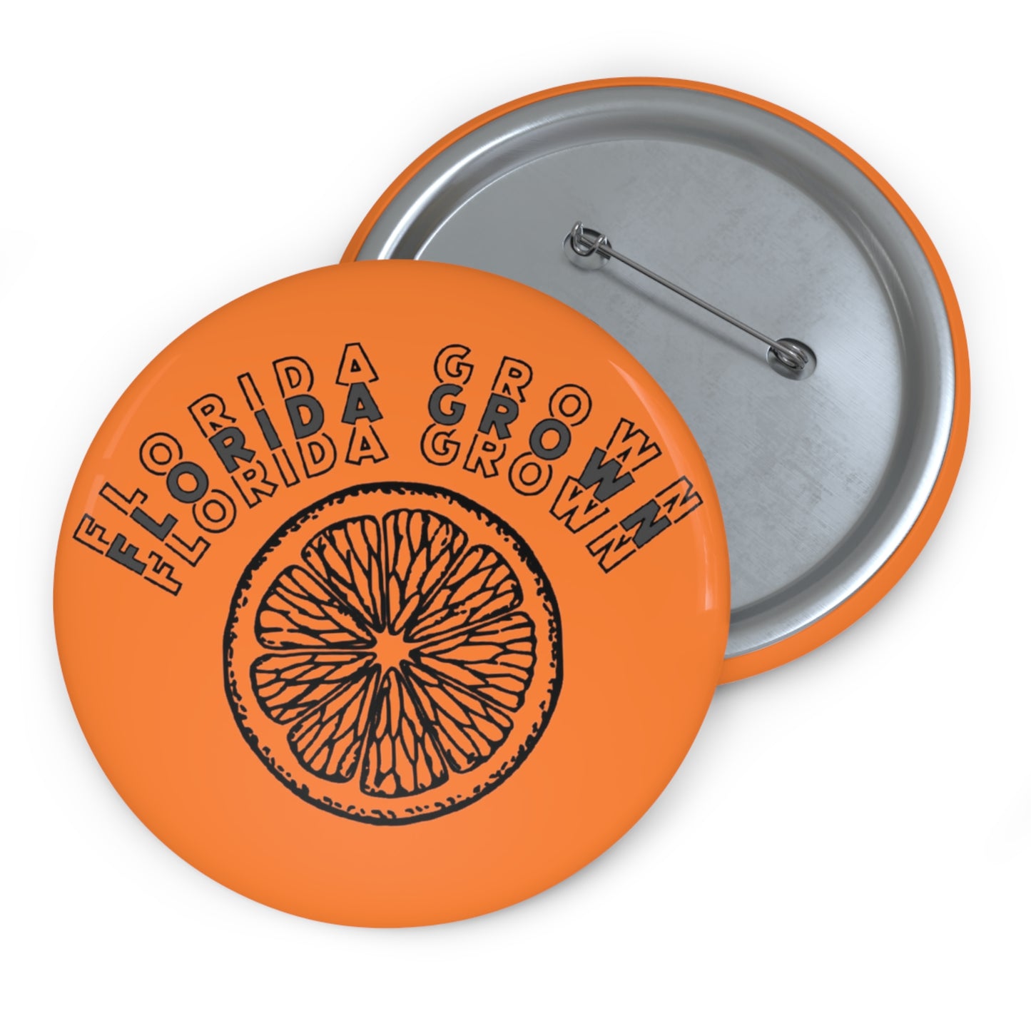 Florida Grown Pin Buttons