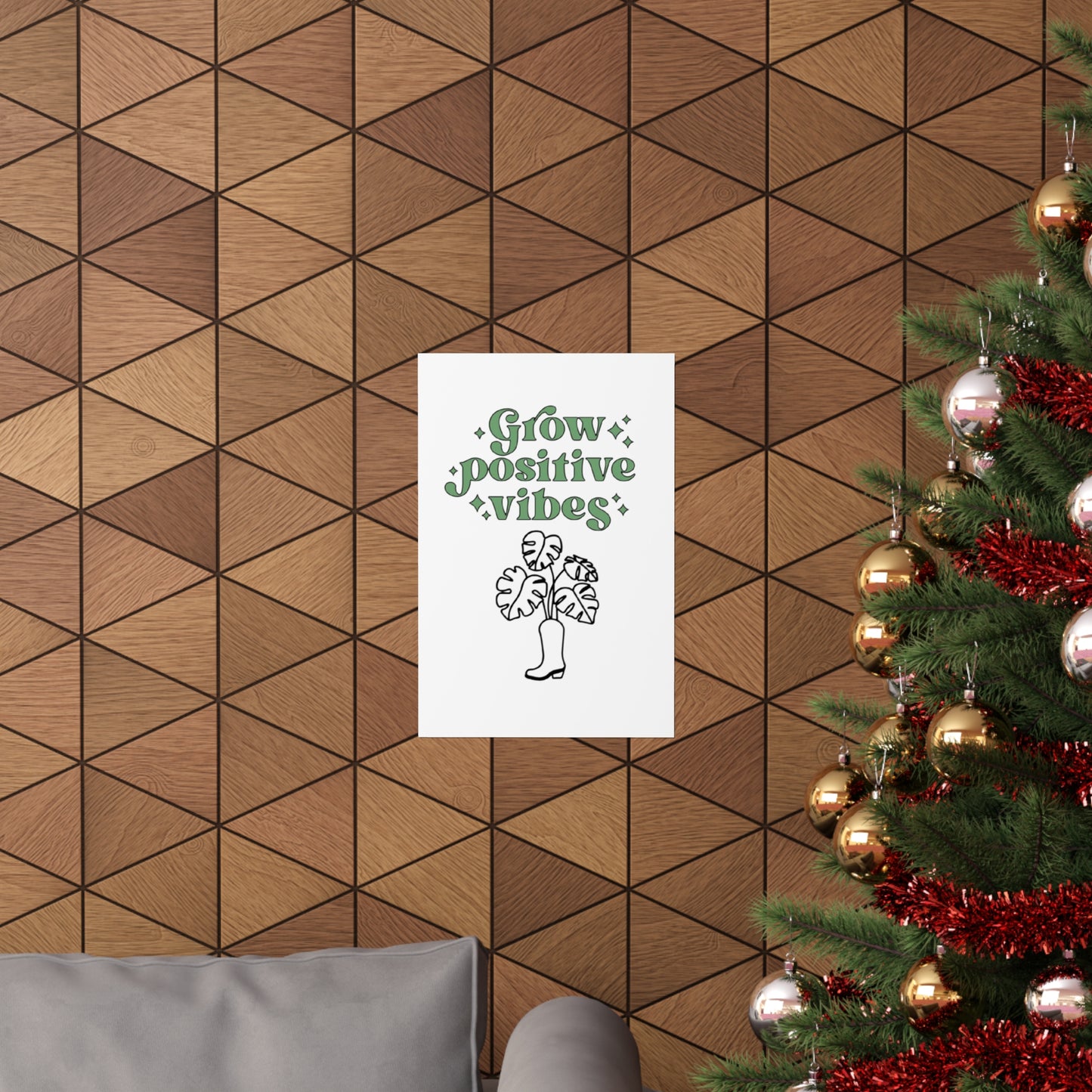 Grow Positive Matte Vertical Posters