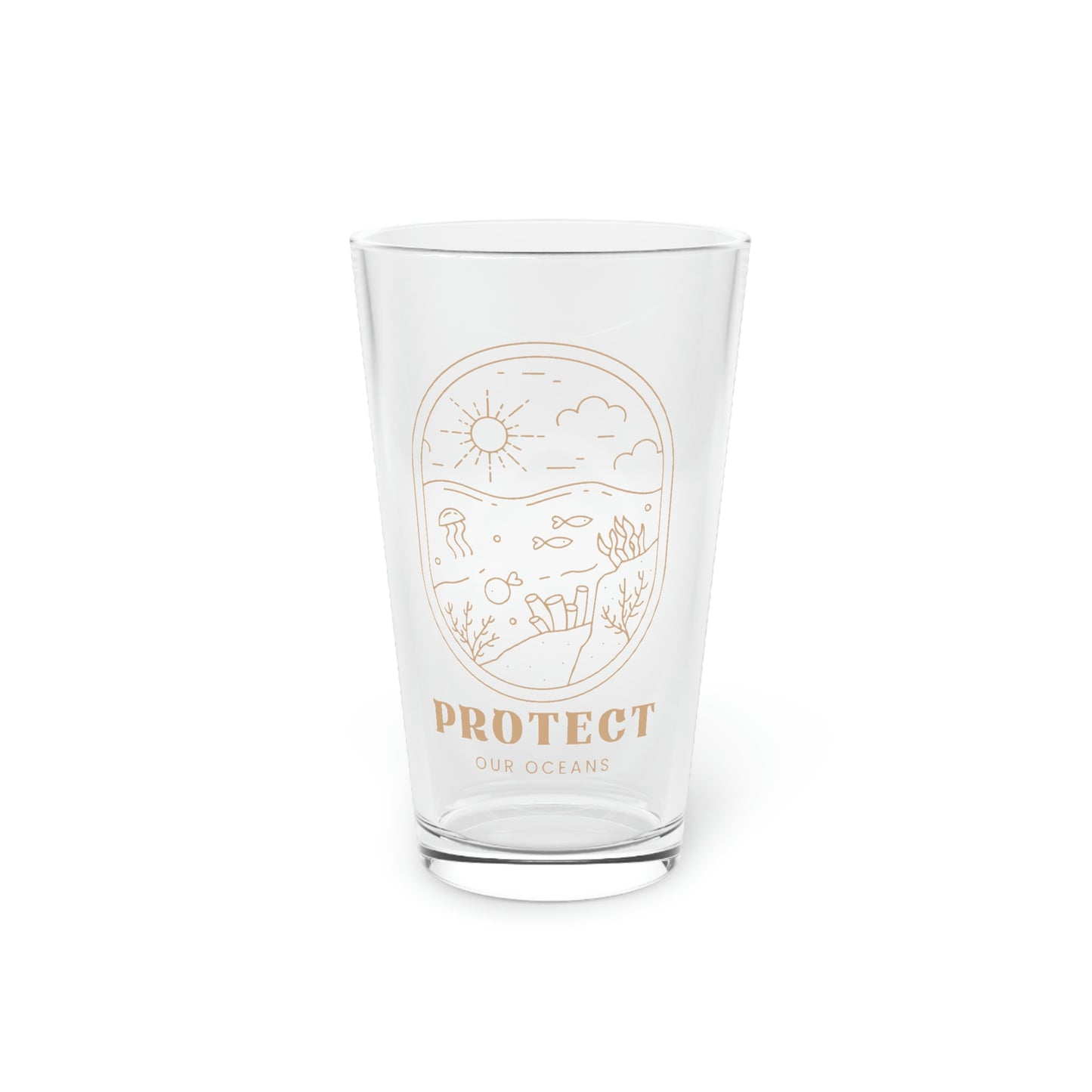 Protect Our Oceans Pint Glass