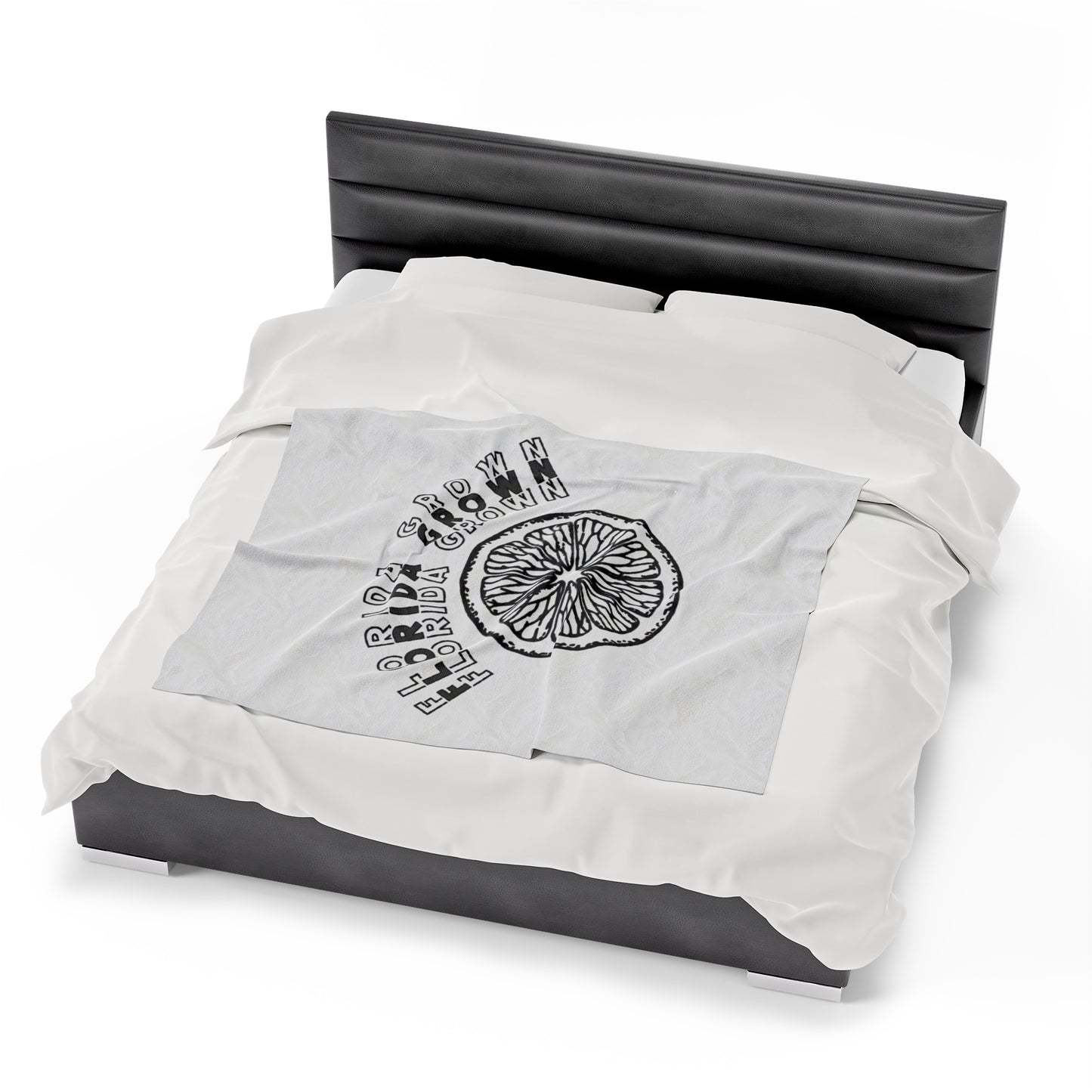 Florida Grown Velveteen Plush Blanket