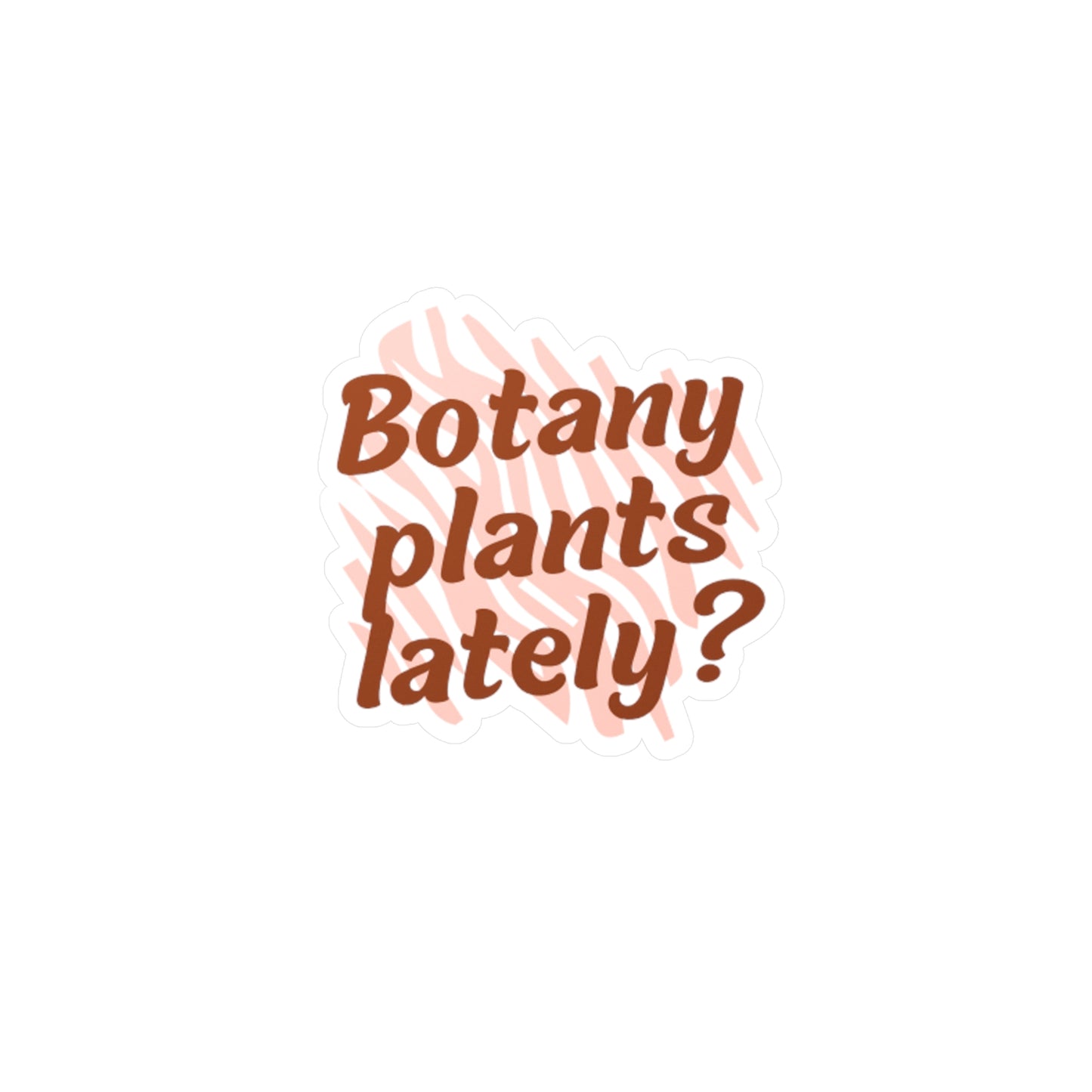 Botany Vinyl Decals