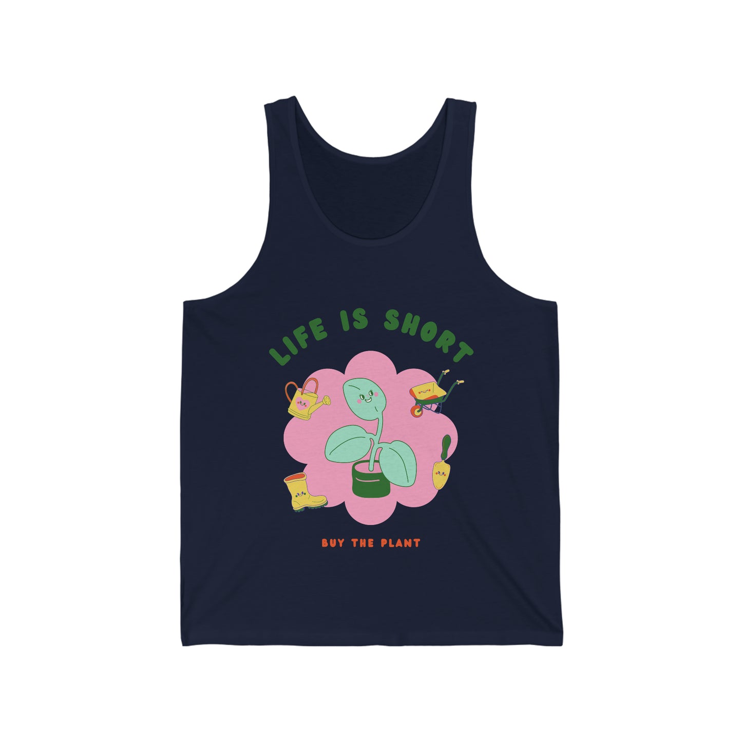 Life Is Short Unisex Jersey Tank