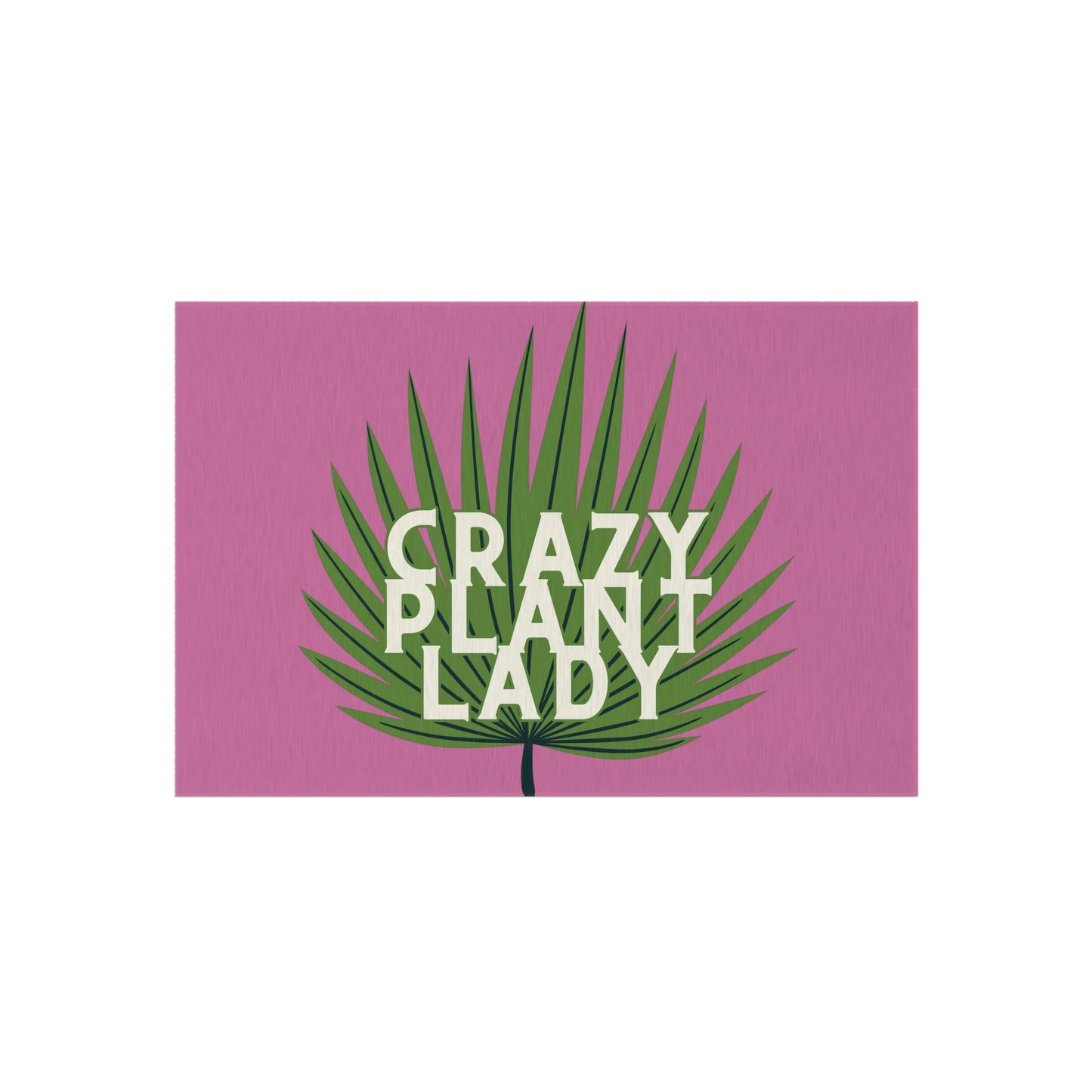 Crazy Plant Lady Outdoor Rug