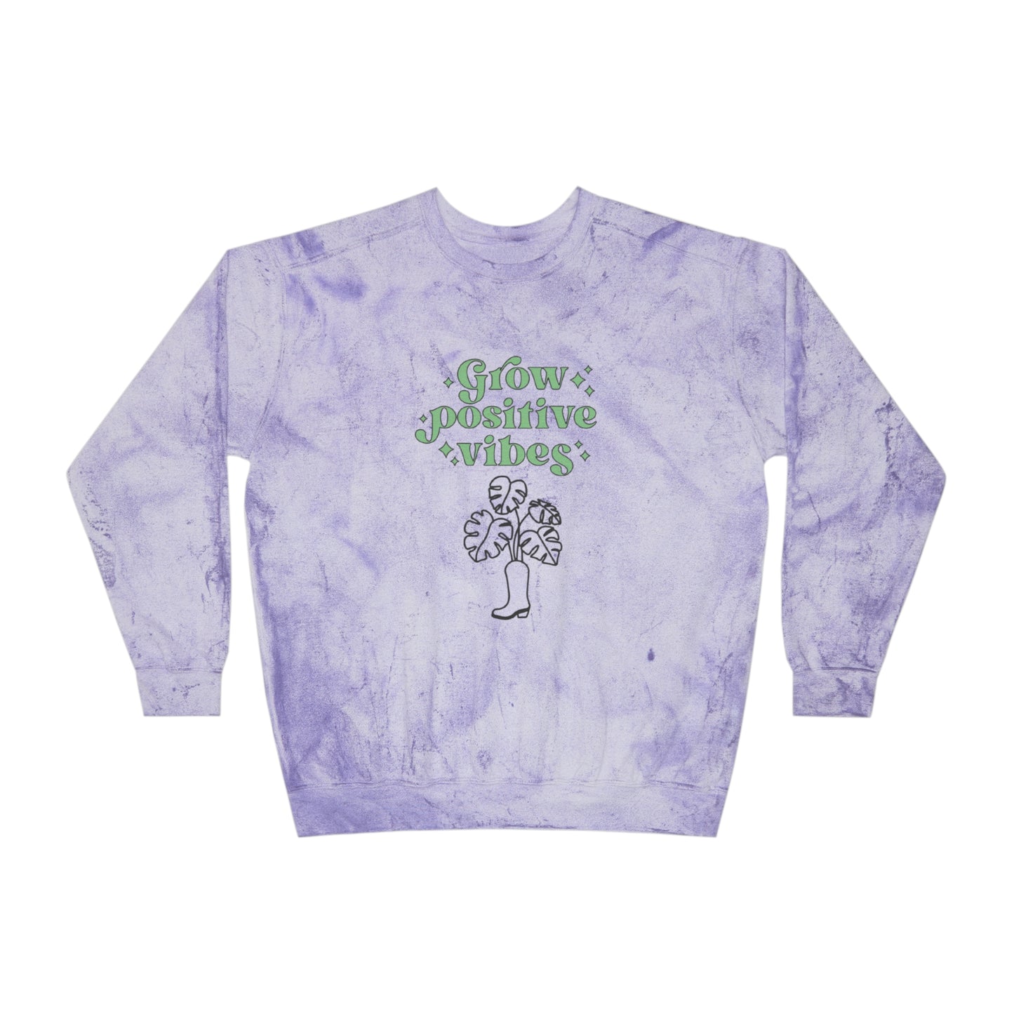 Grow Positive Color Blast Crewneck