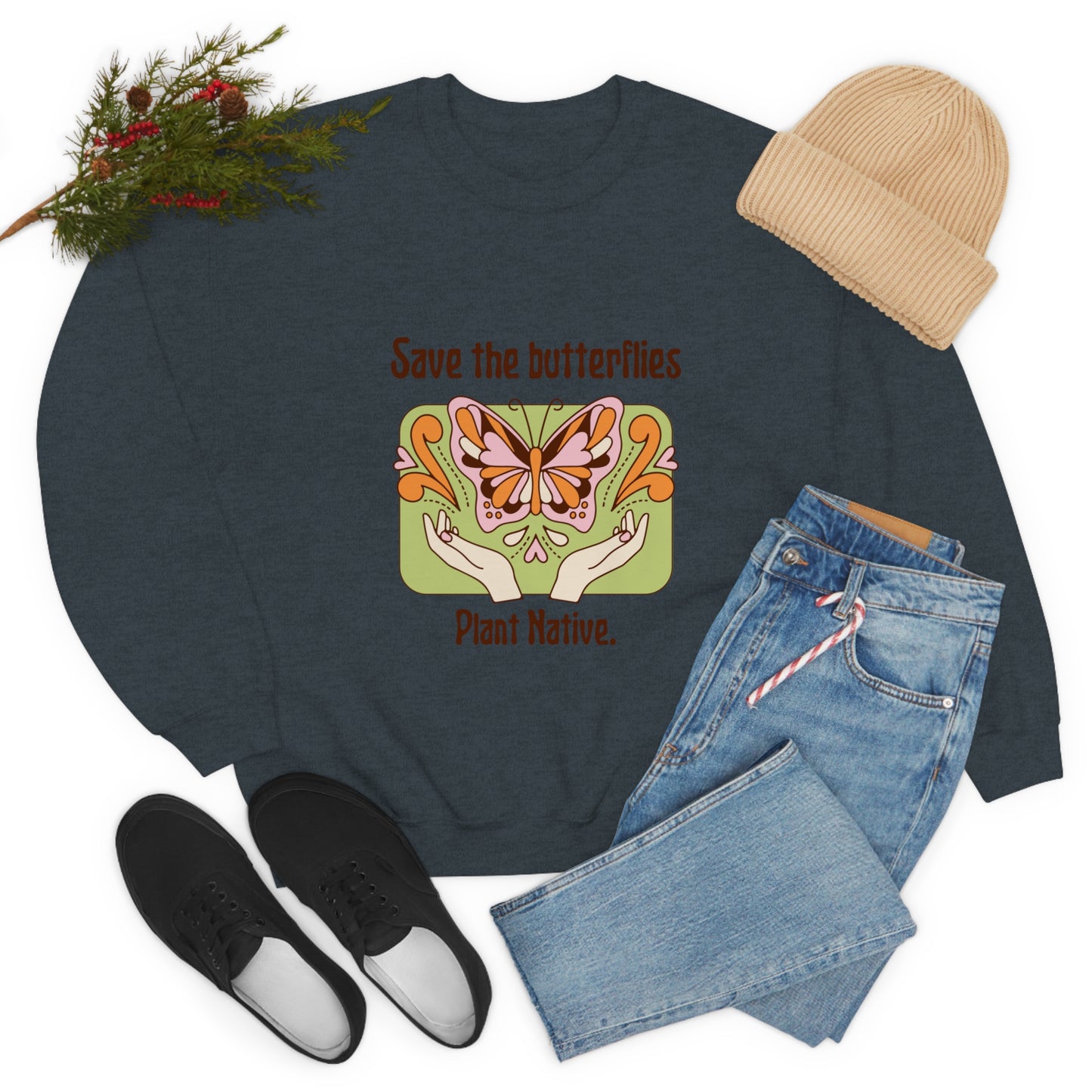Plant Native Unisex Crewneck