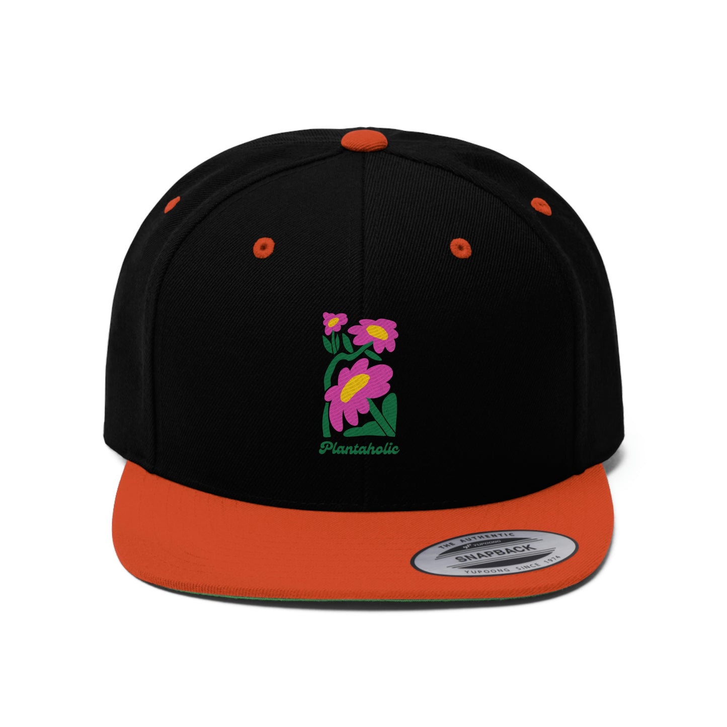 Plantaholic Unisex Flat Bill Hat