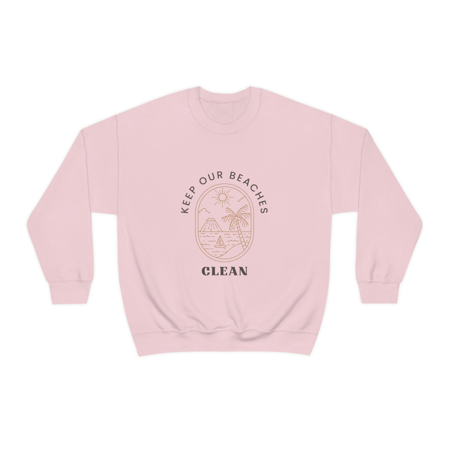 Clean Beaches Unisex Crewneck