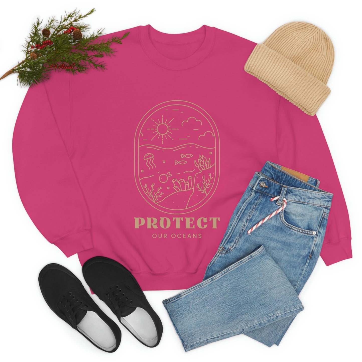 Protect Our Oceans Unisex Crewneck