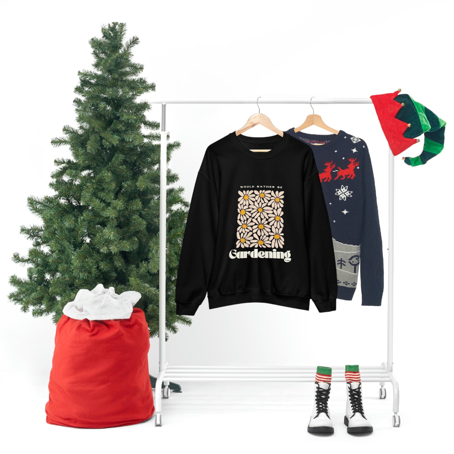 Would Rather Be Gardening Unisex Crewneck
