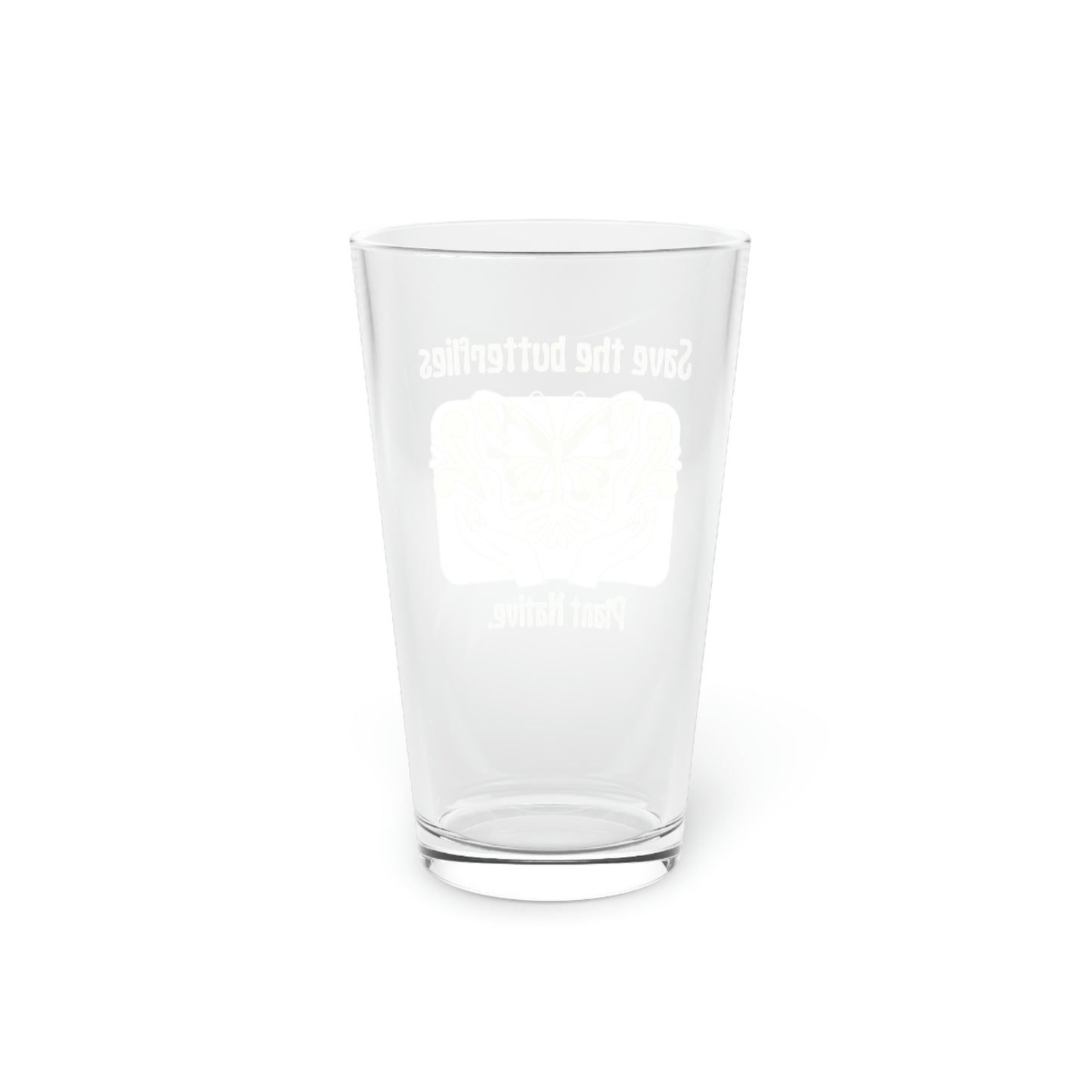 Plant Native Pint Glass