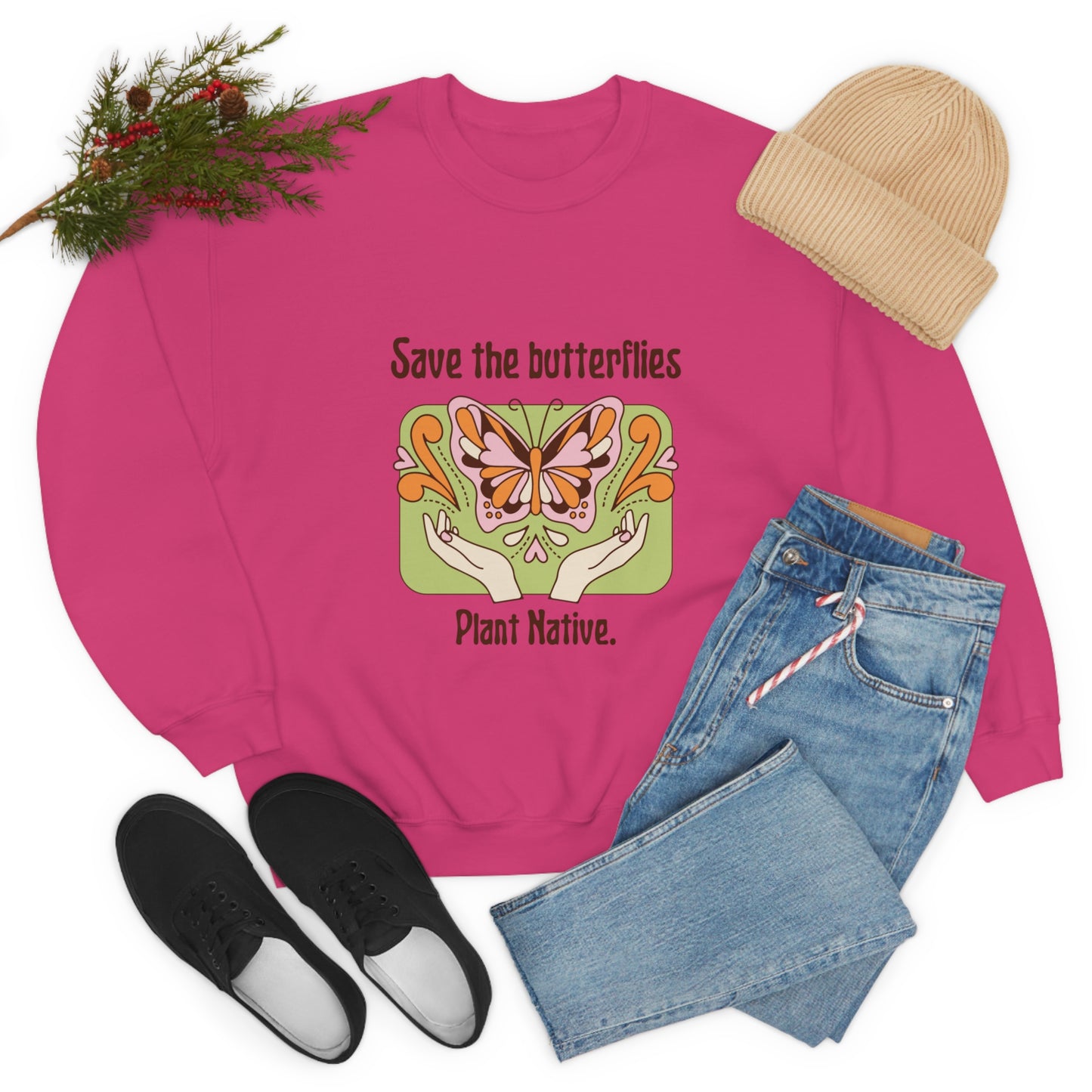 Plant Native Unisex Crewneck