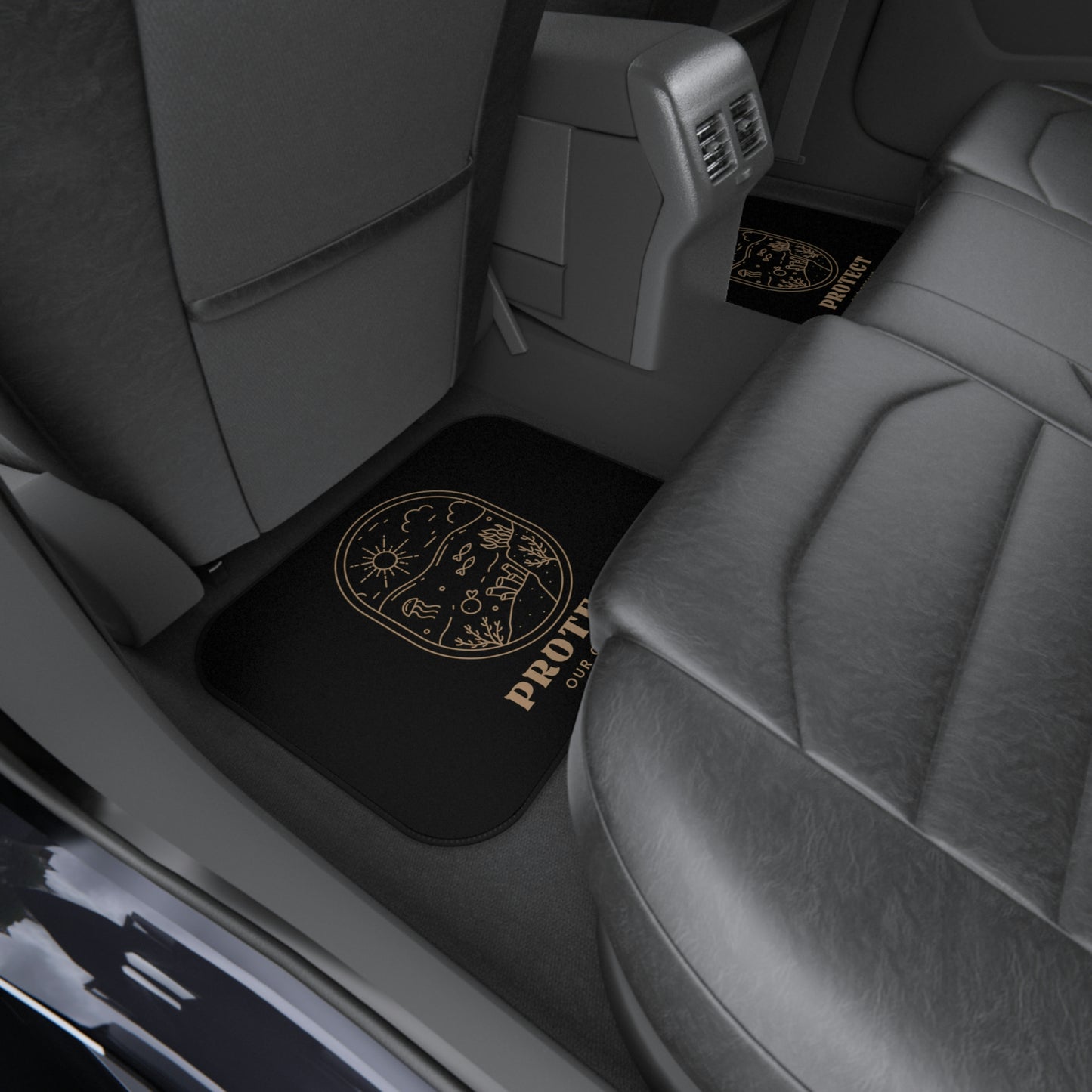 Protect Our Oceans Car Mats (2x Rear)