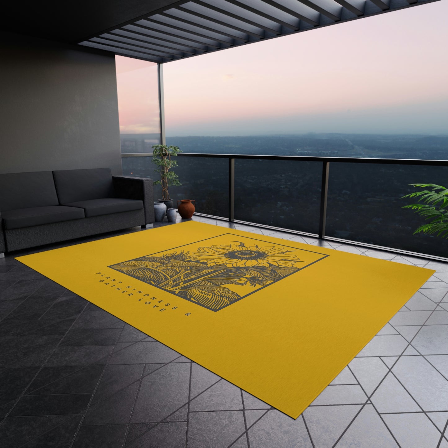 Plant Kindness Outdoor Rug