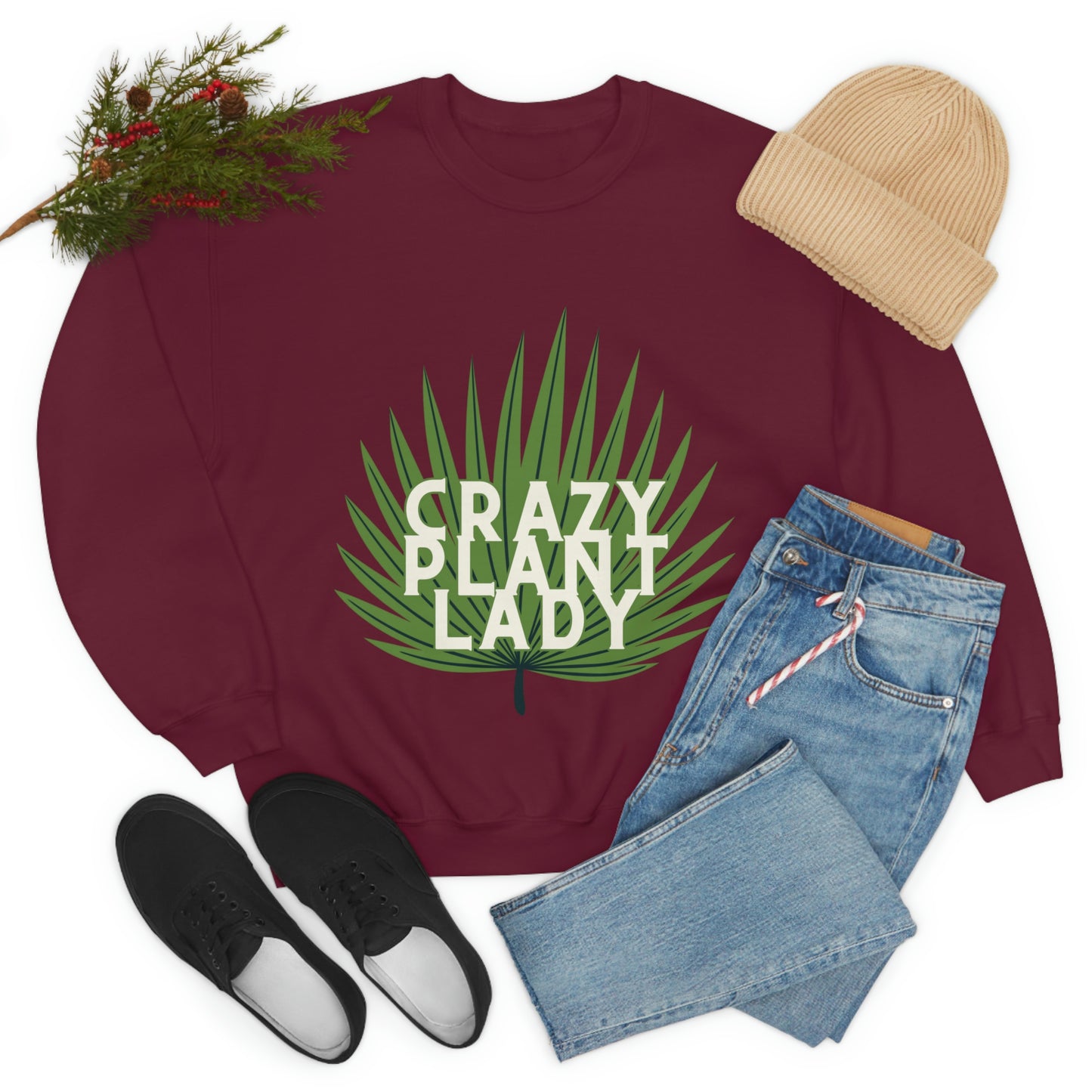 Crazy Plant Lady Unisex Crewneck