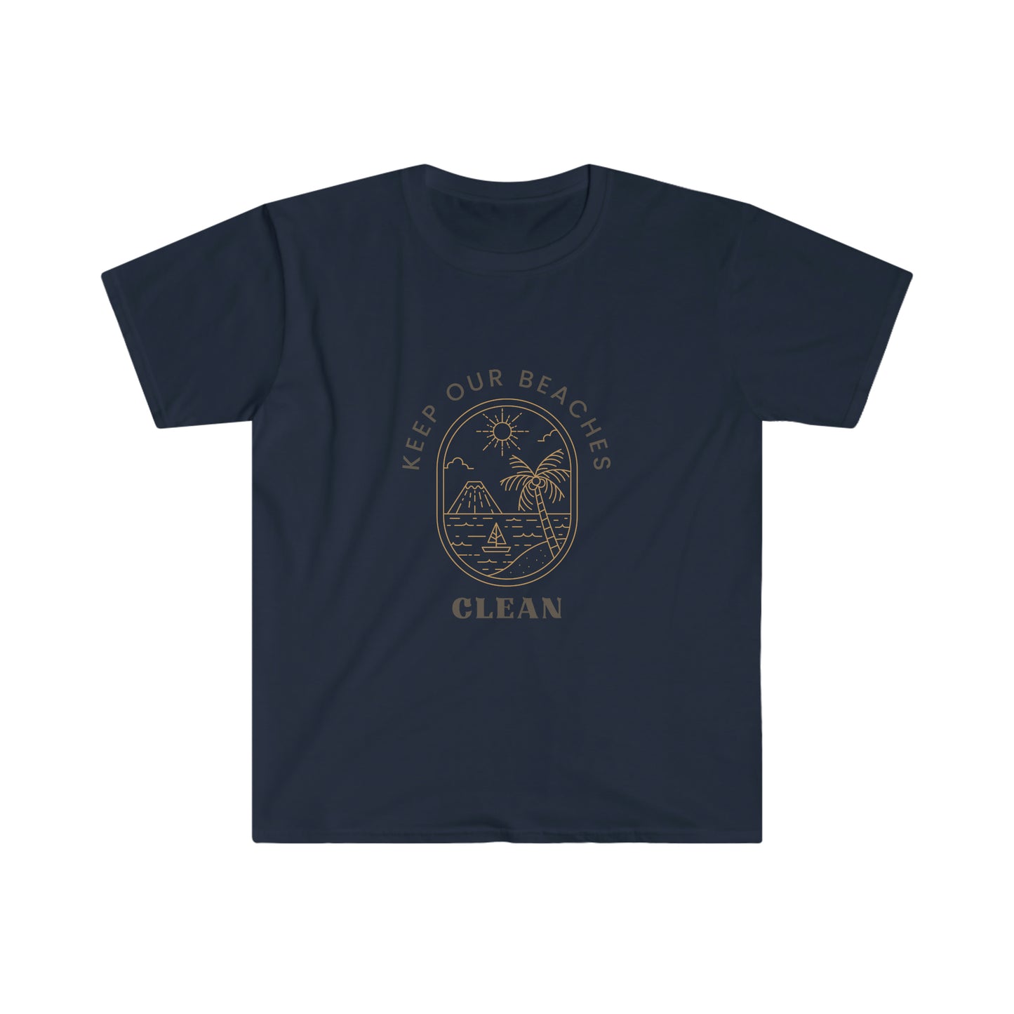 Clean Beaches Unisex Softstyle T-Shirt