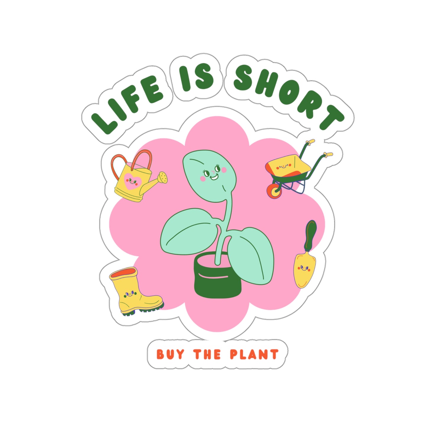 Life Is Short Stickers
