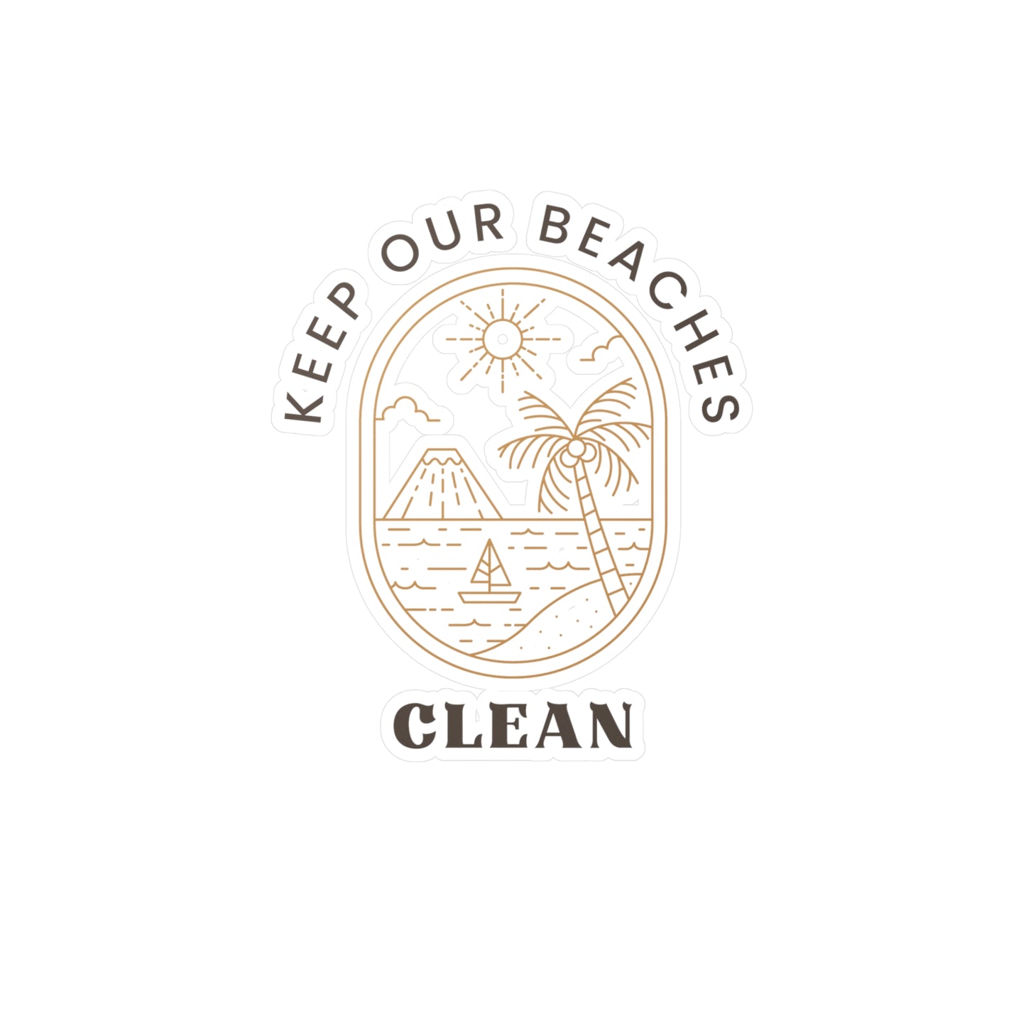 Cleah Beaches Vinyl Decals