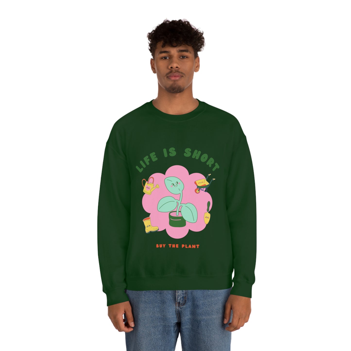 Life Is Short Unisex Crewneck