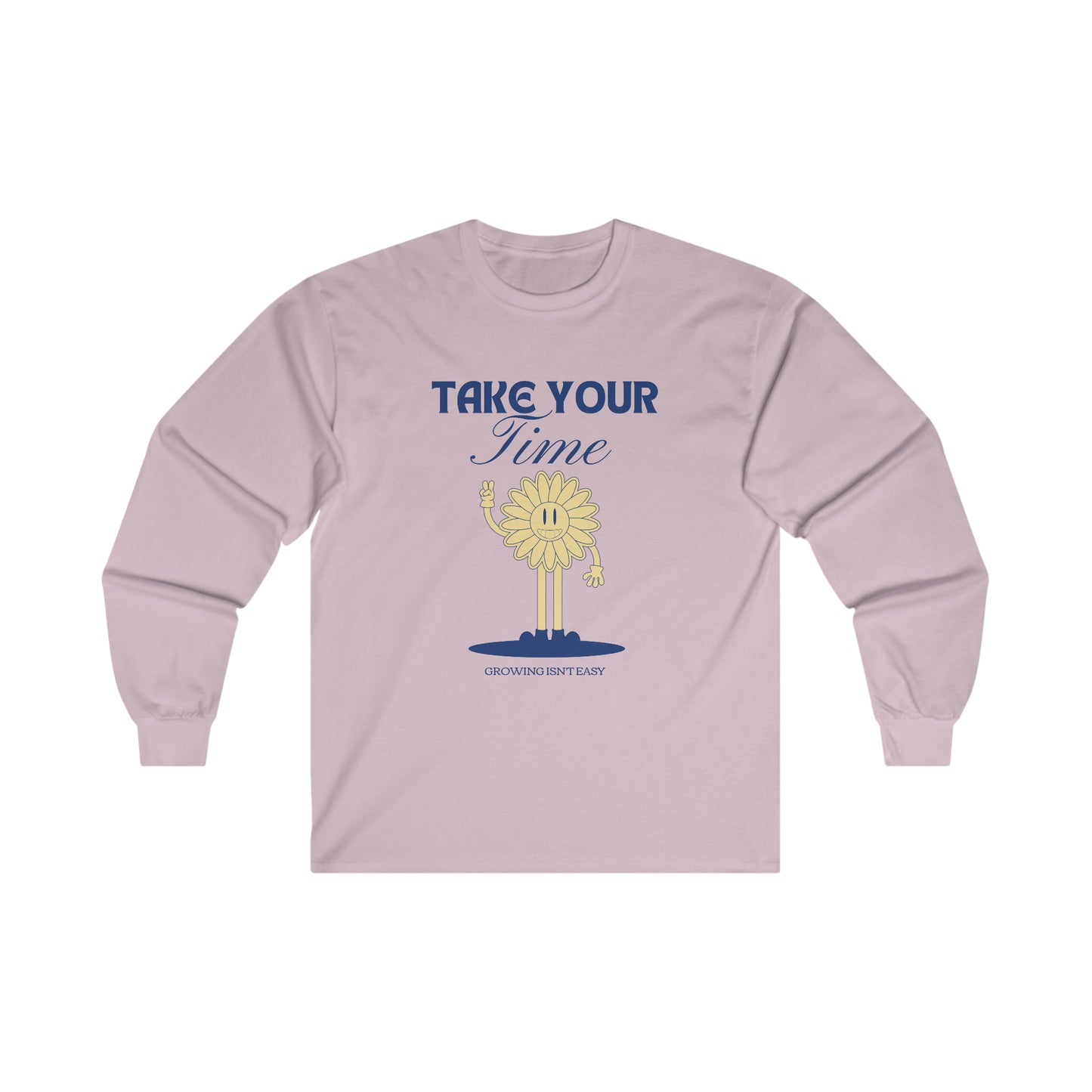 Growing Isn't Easy Cotton Long Sleeve