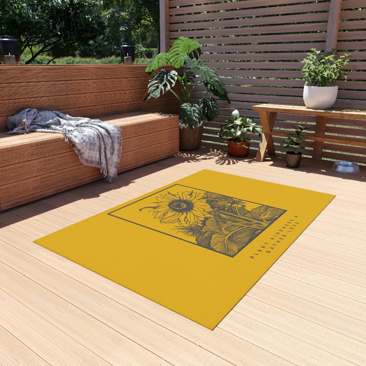 Plant Kindness Outdoor Rug