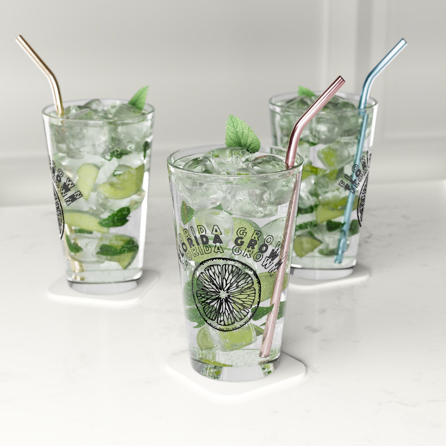 Florida Grown Pint Glass