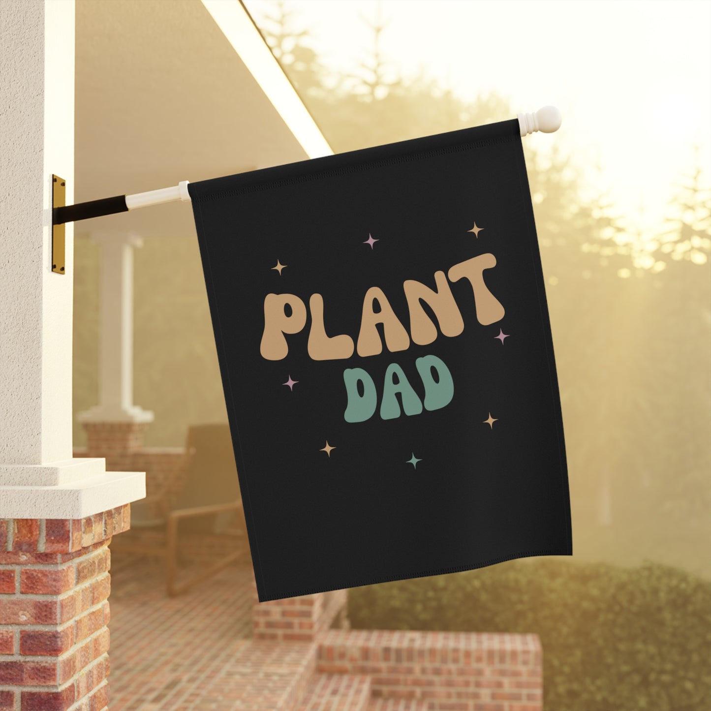 Plant Dad Garden & House Banner