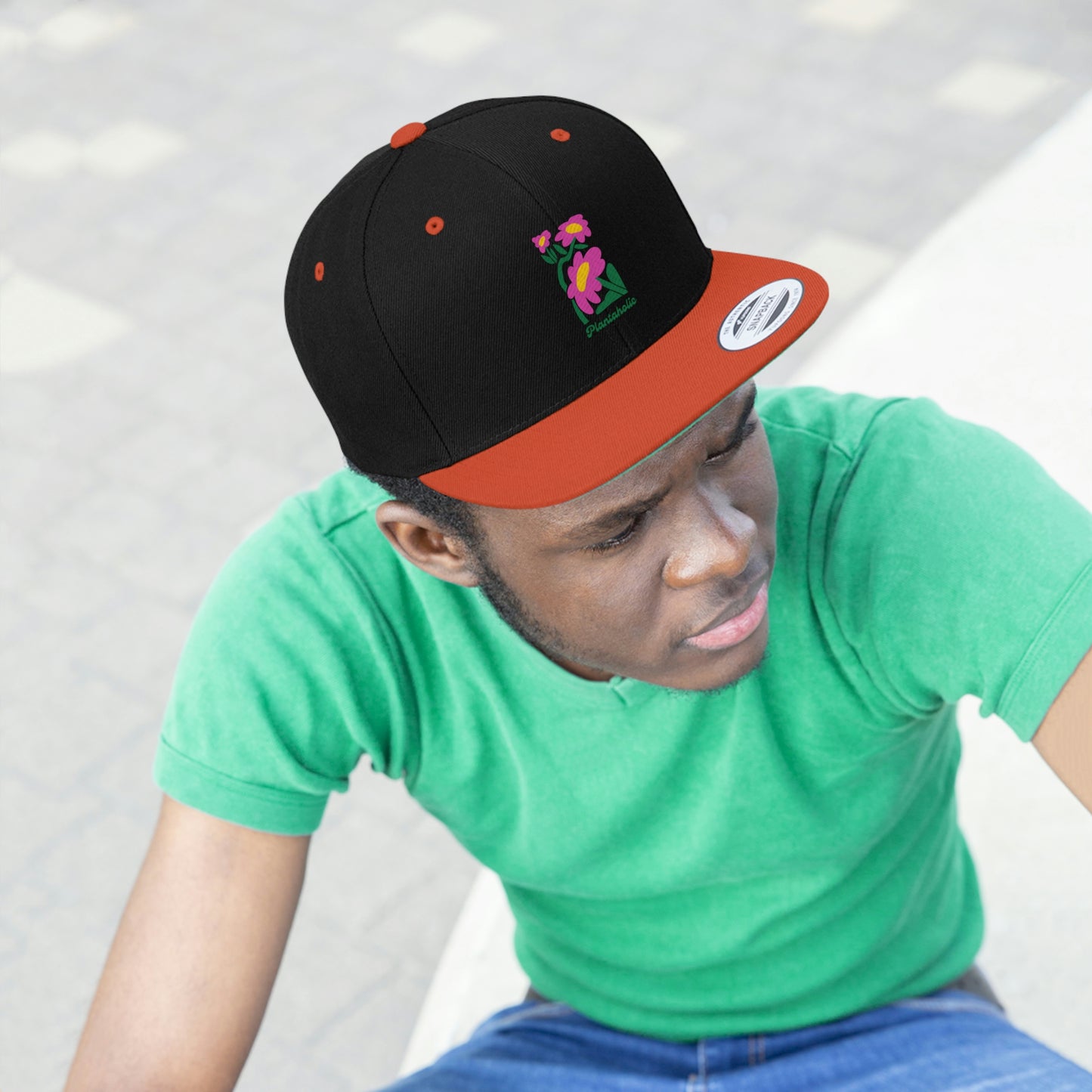 Plantaholic Unisex Flat Bill Hat