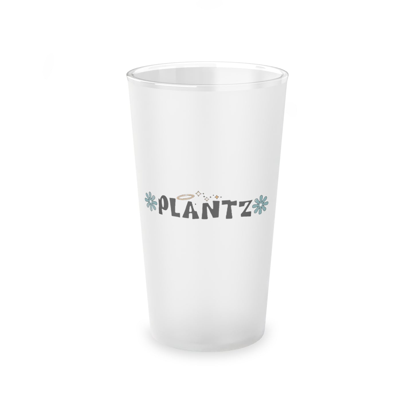 Plantz Frosted Pint Glass