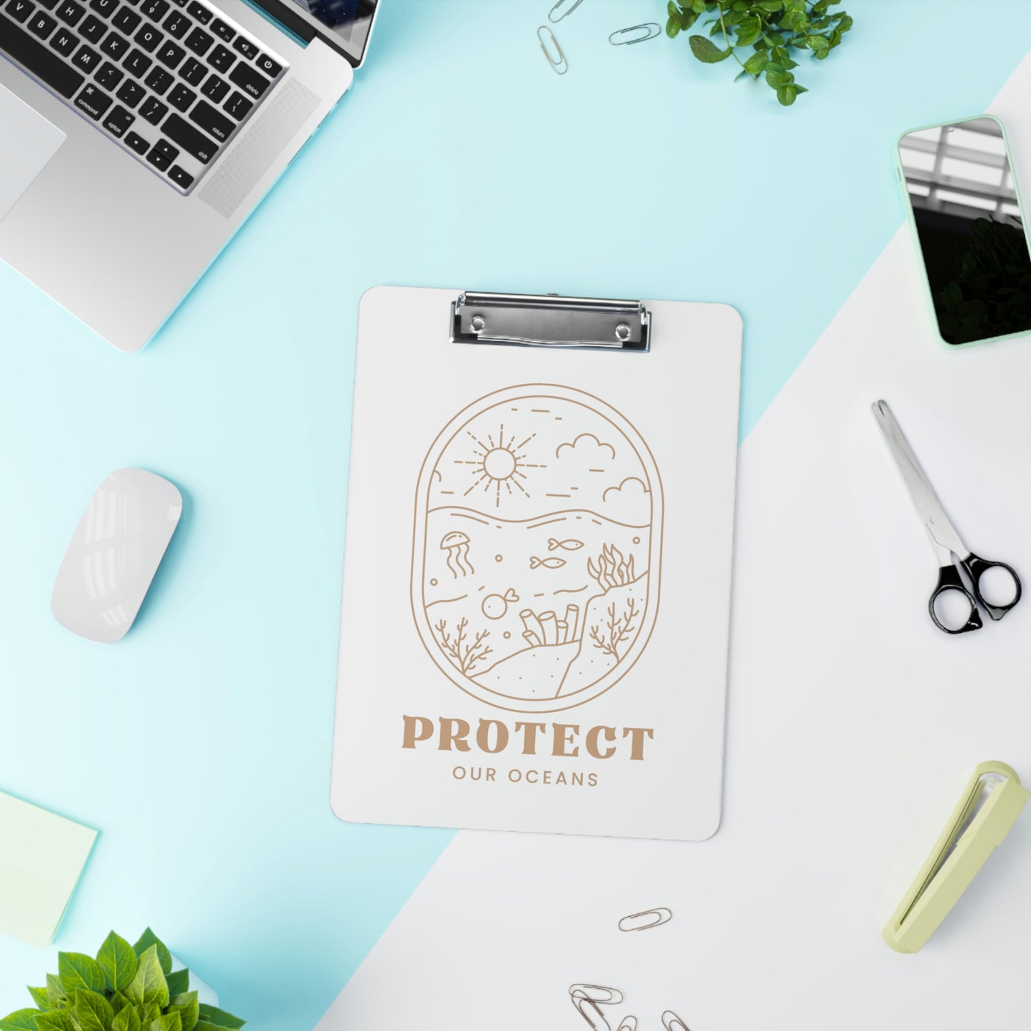 Protect Our Oceans Clipboard