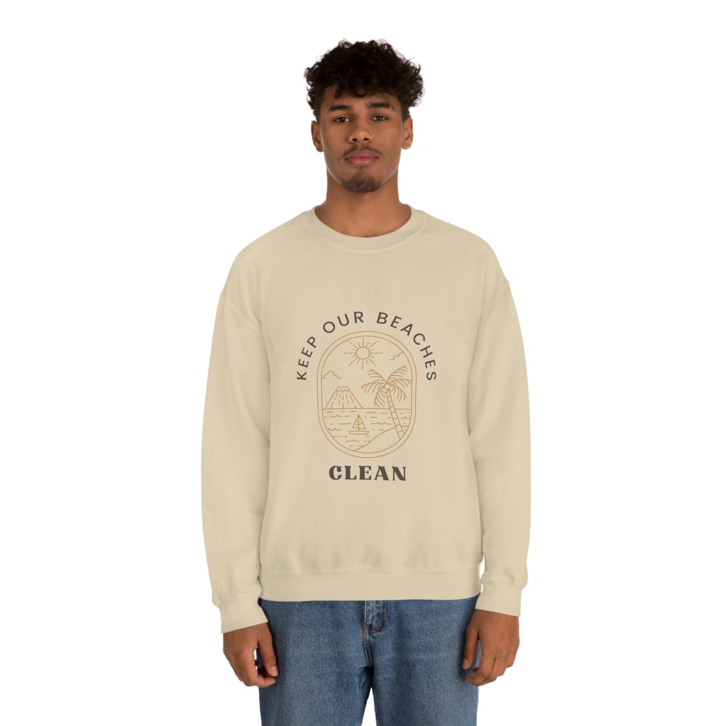 Clean Beaches Unisex Crewneck
