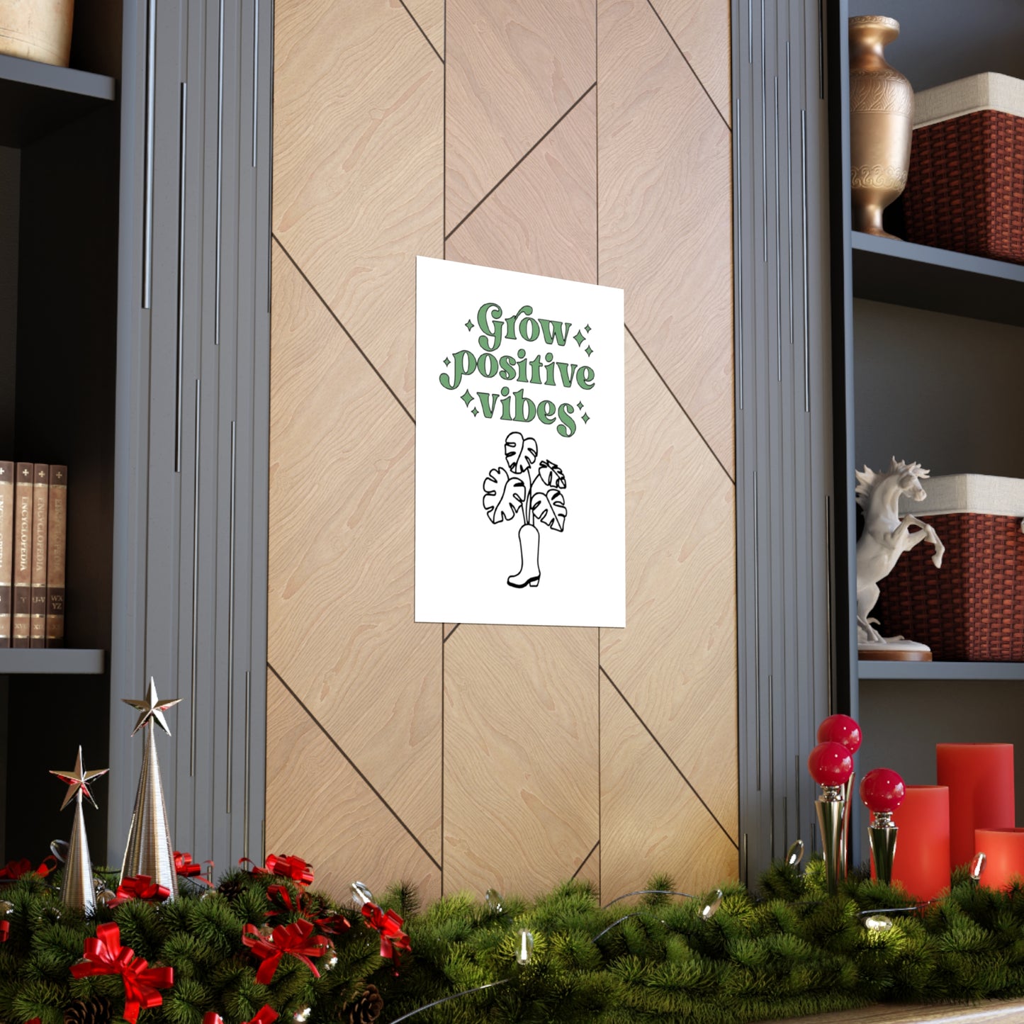 Grow Positive Matte Vertical Posters