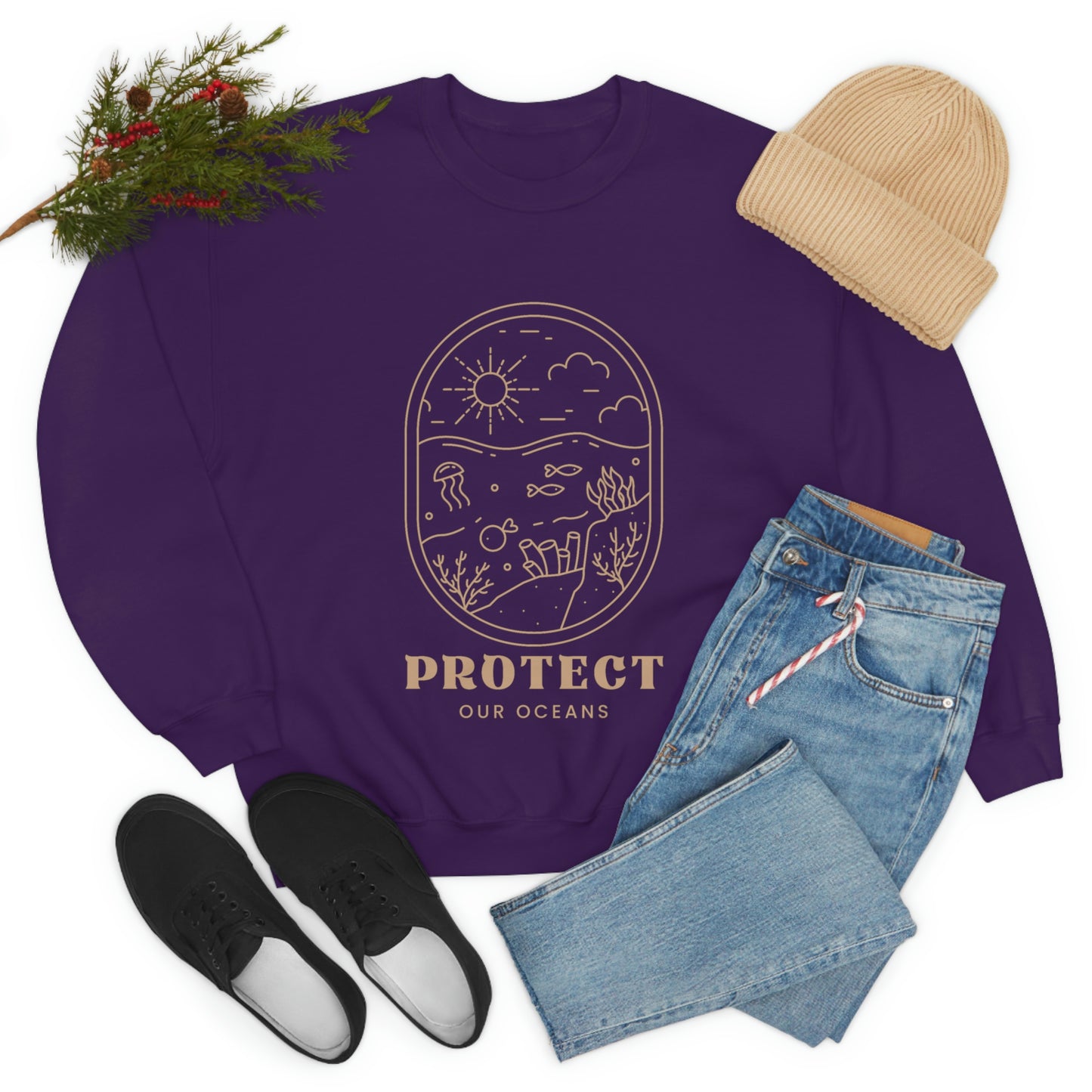 Protect Our Oceans Unisex Crewneck