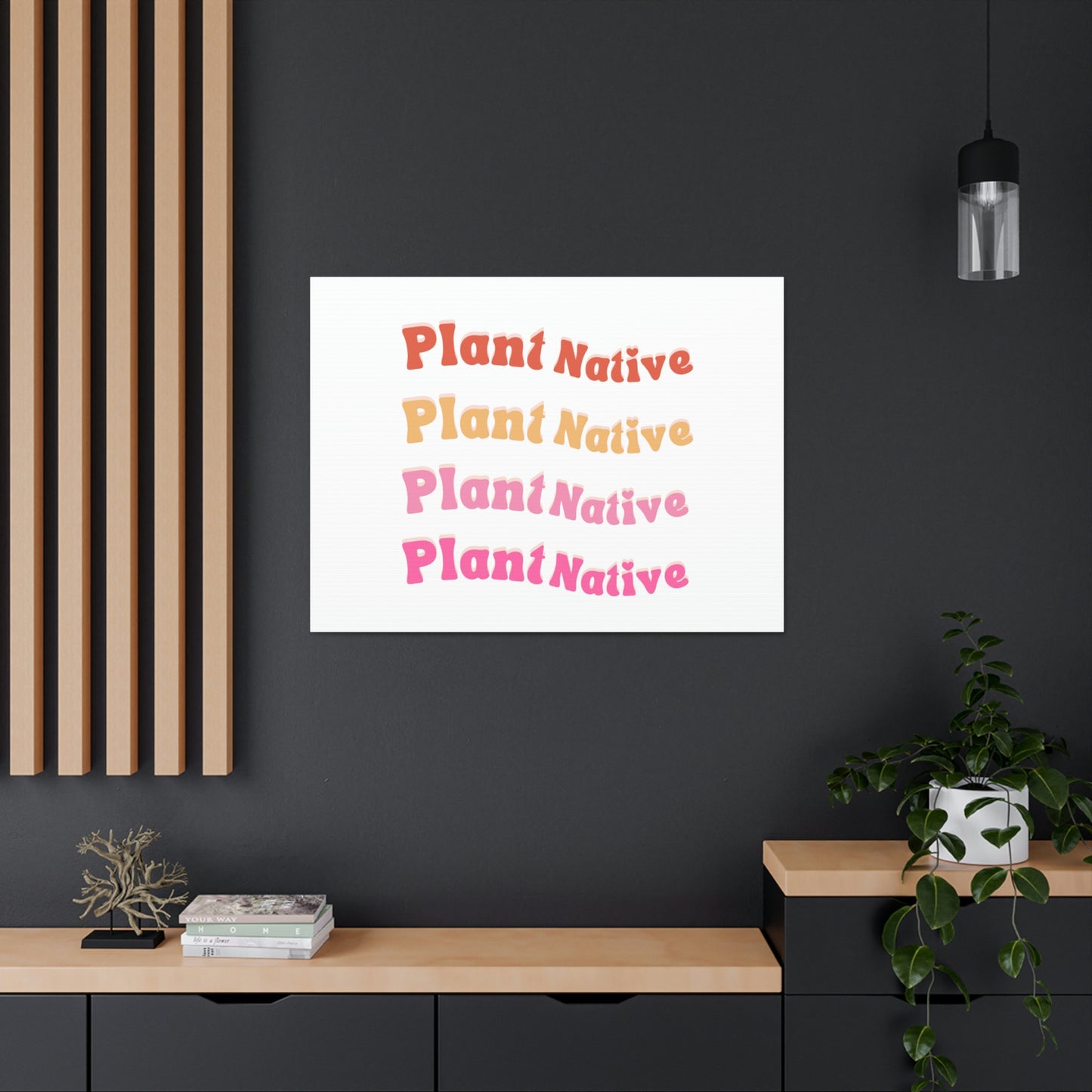 Plant Native Canvas Wraps