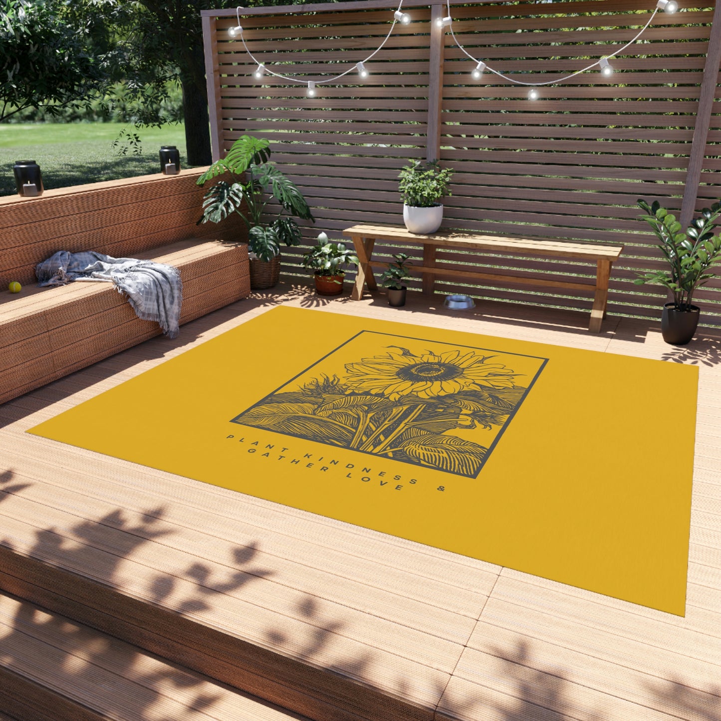 Plant Kindness Outdoor Rug