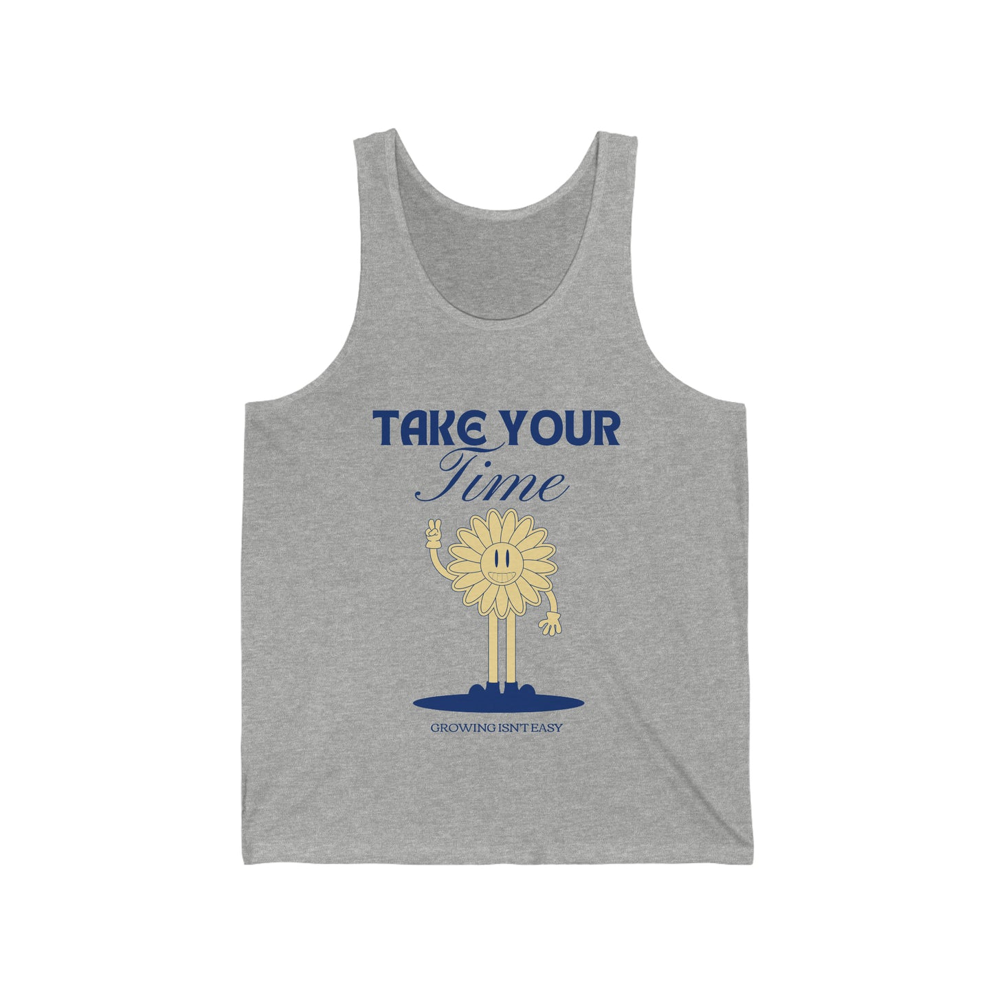 Growing Isn't Easy Unisex Jersey Tank