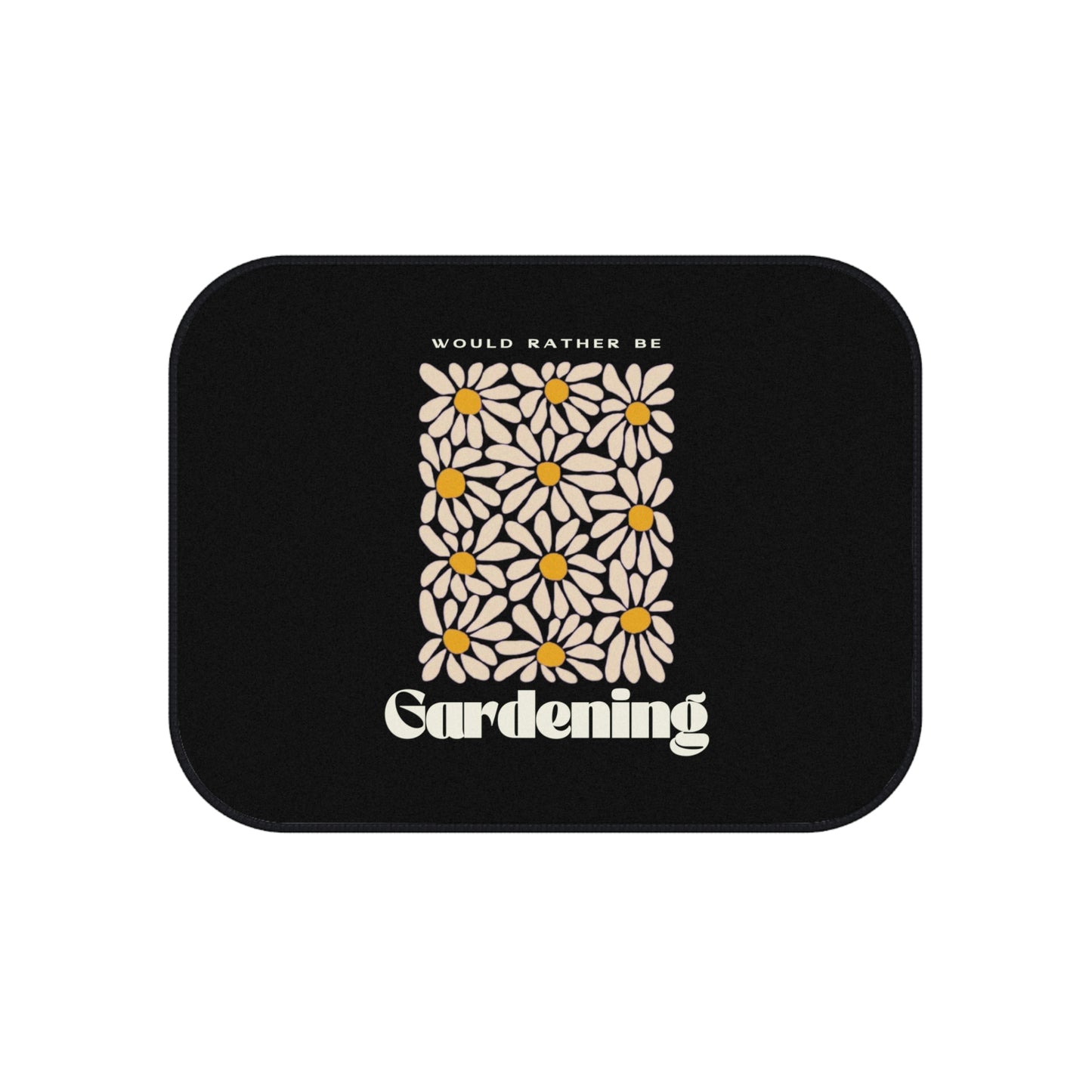 Would Rather Be Gardening Car Mats (2x Rear)