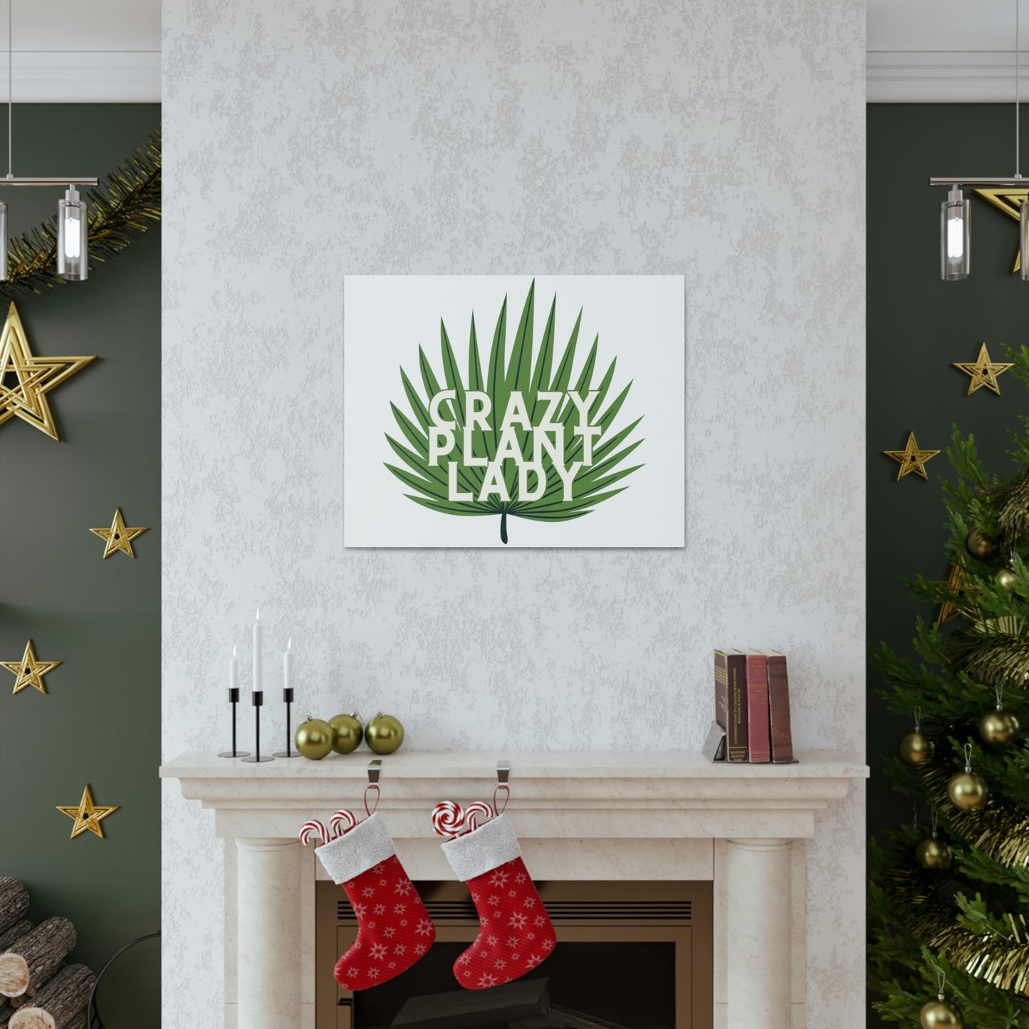 Crazy Plant Lady Canvas Wraps