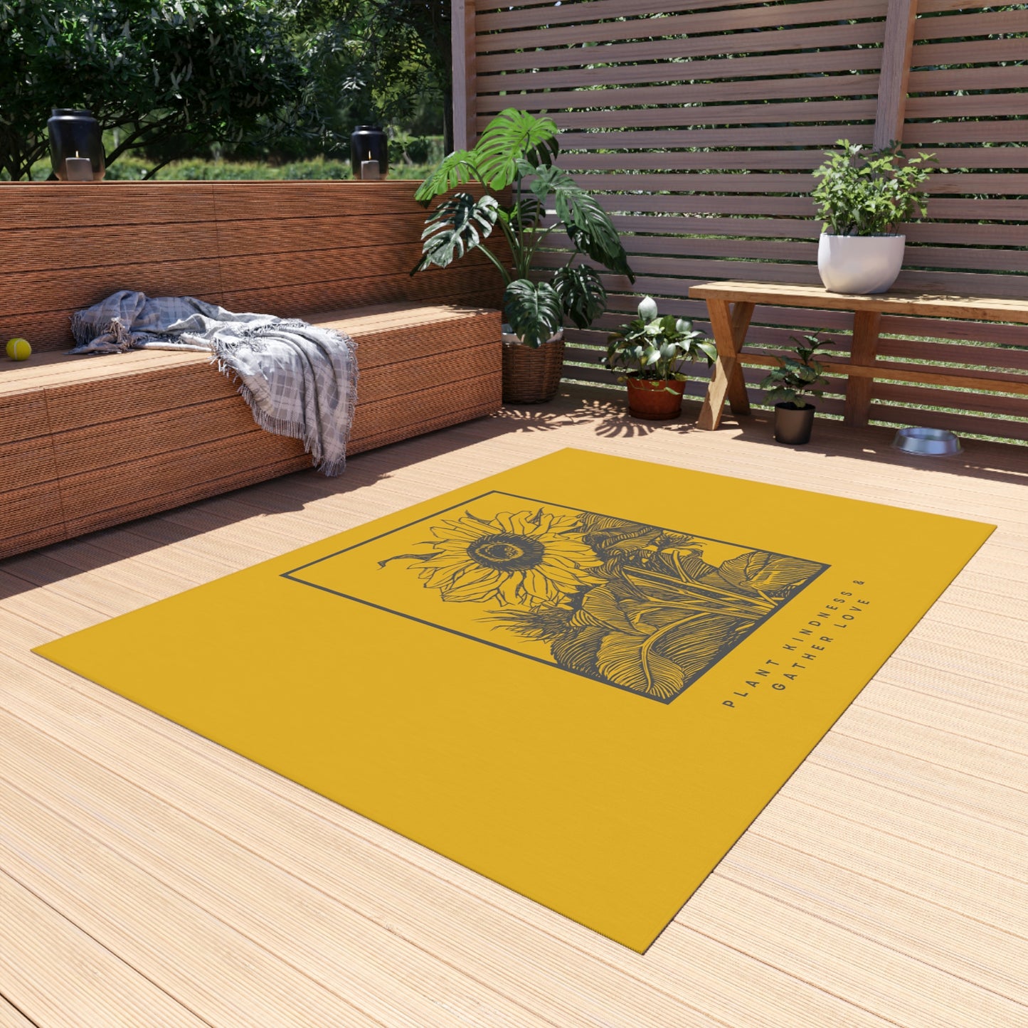 Plant Kindness Outdoor Rug