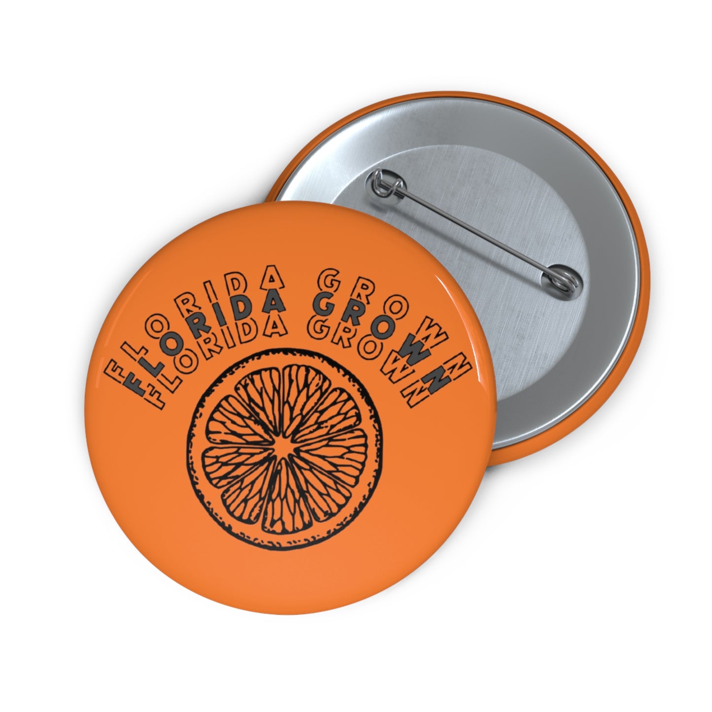 Florida Grown Pin Buttons
