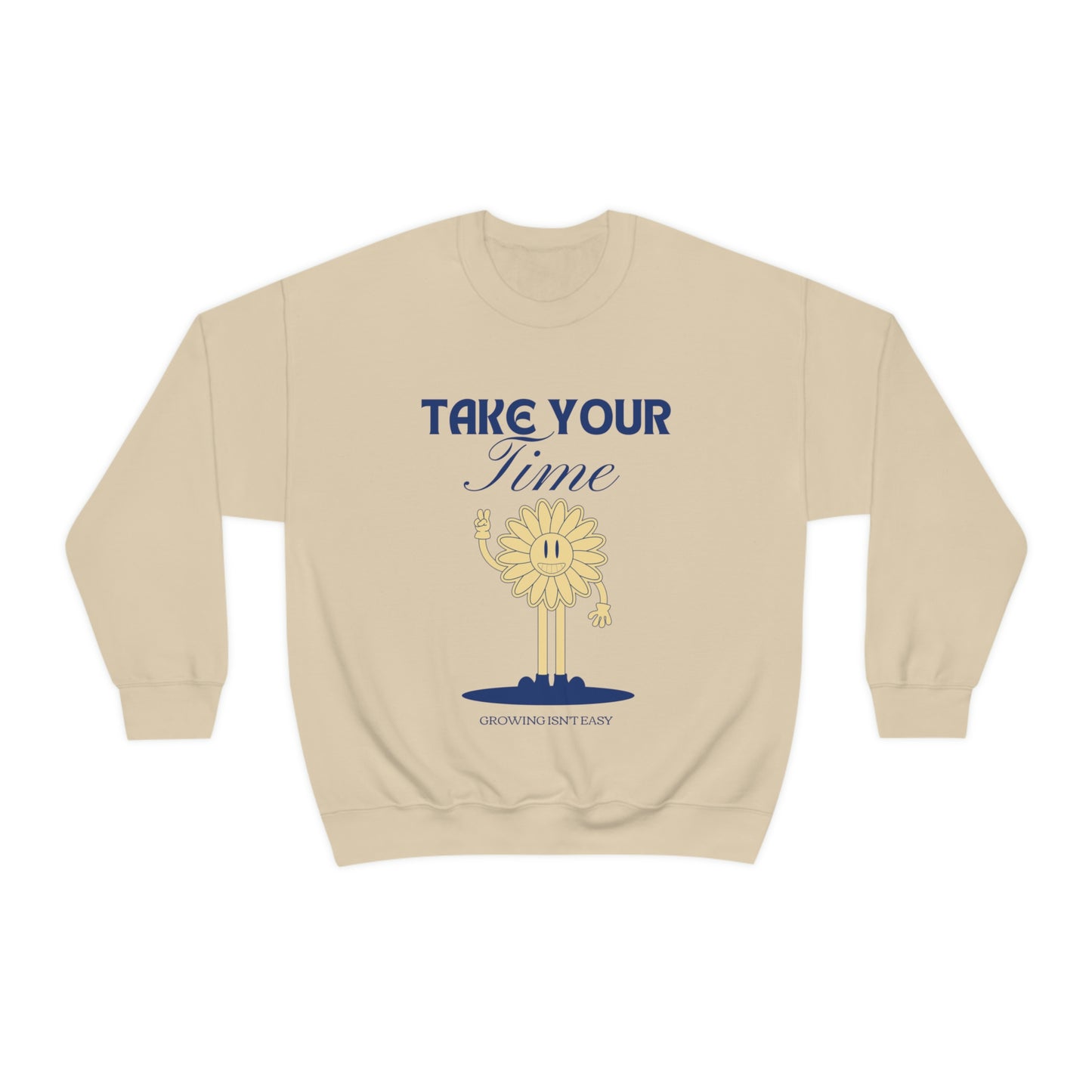 Growing Isn't Easy Unisex Crewneck