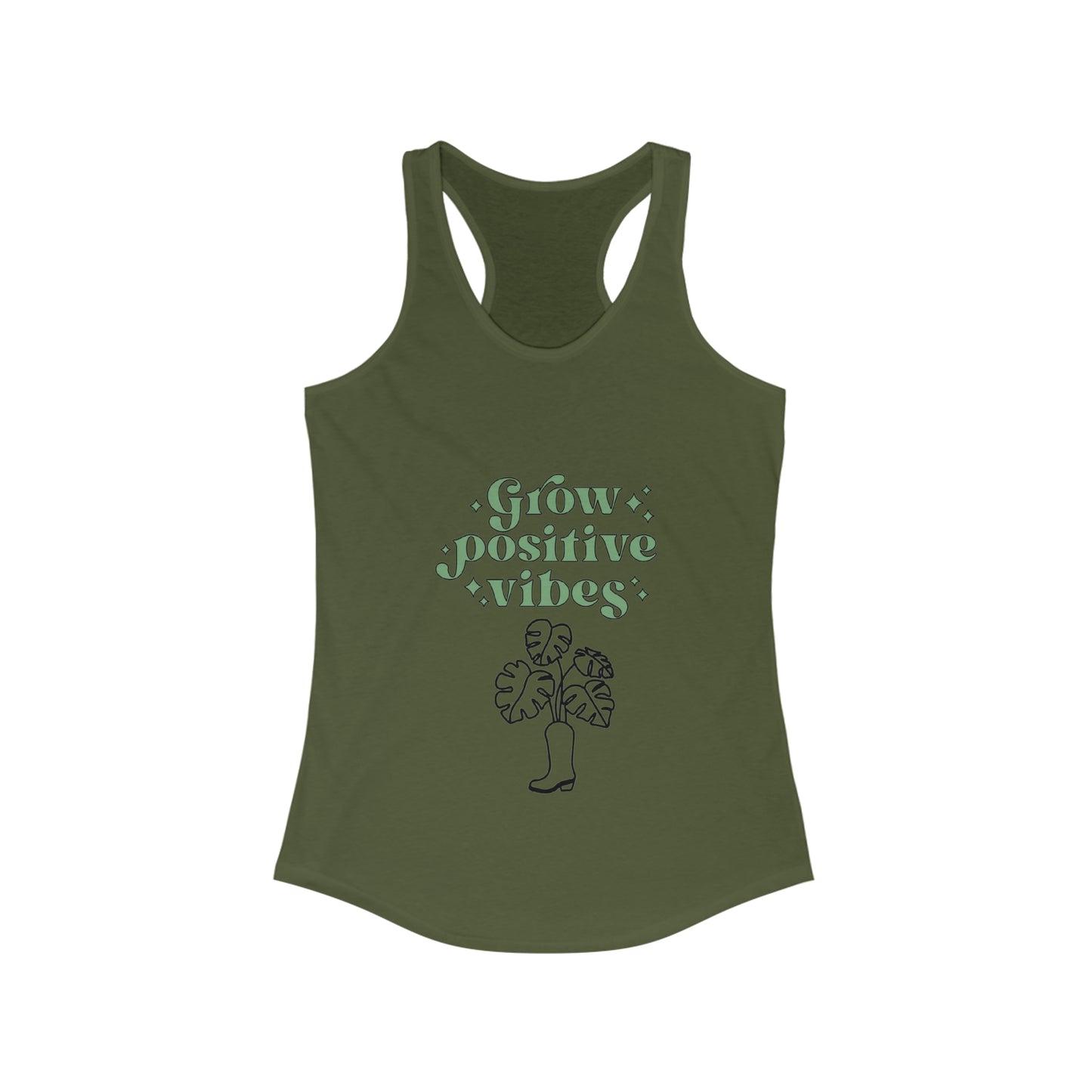 Grow Positive Women's Racerback Tank