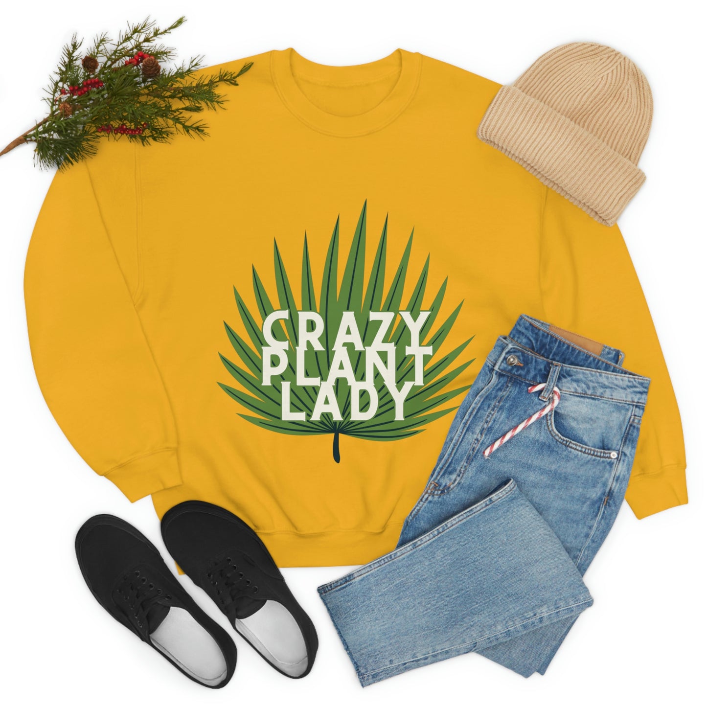 Crazy Plant Lady Unisex Crewneck