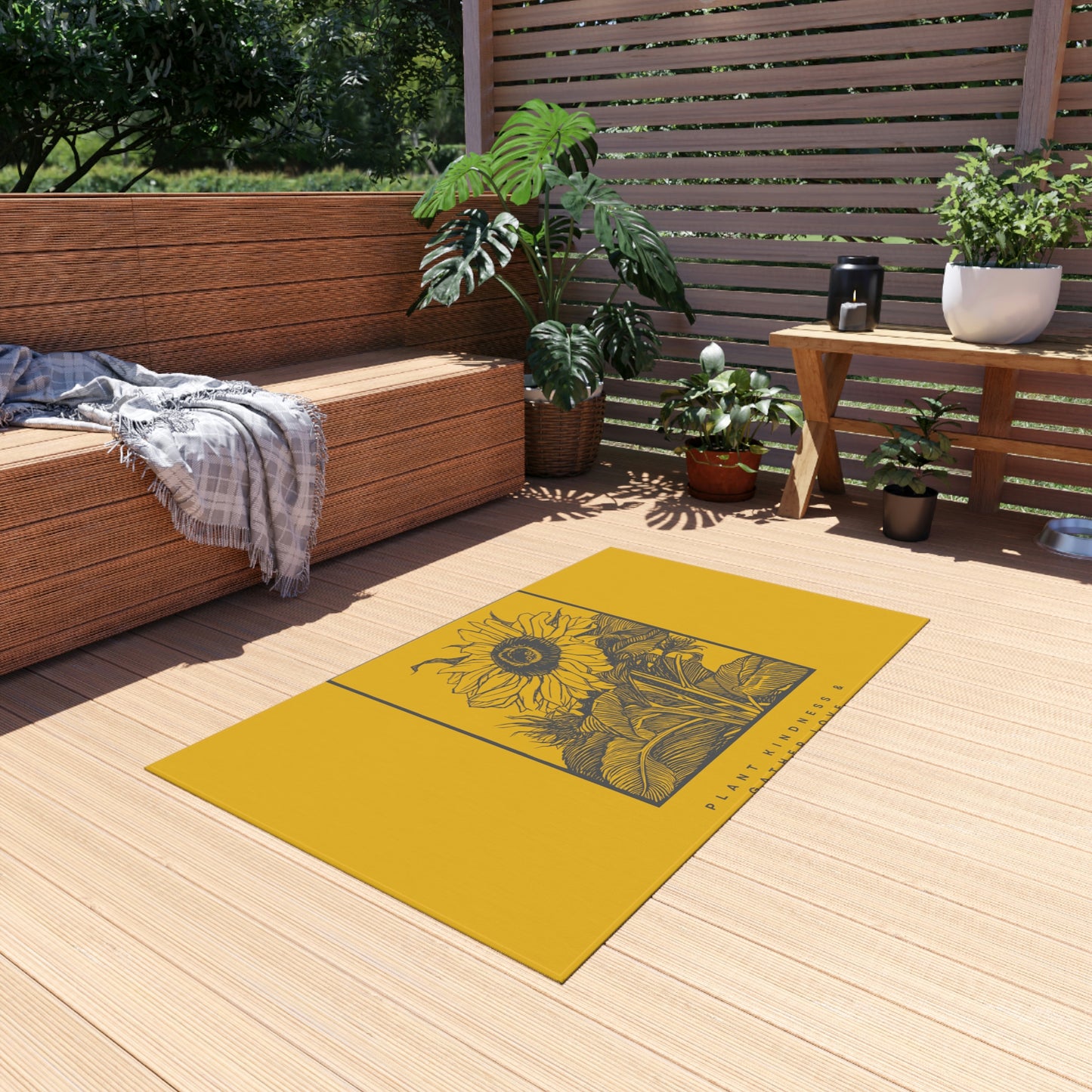 Plant Kindness Outdoor Rug