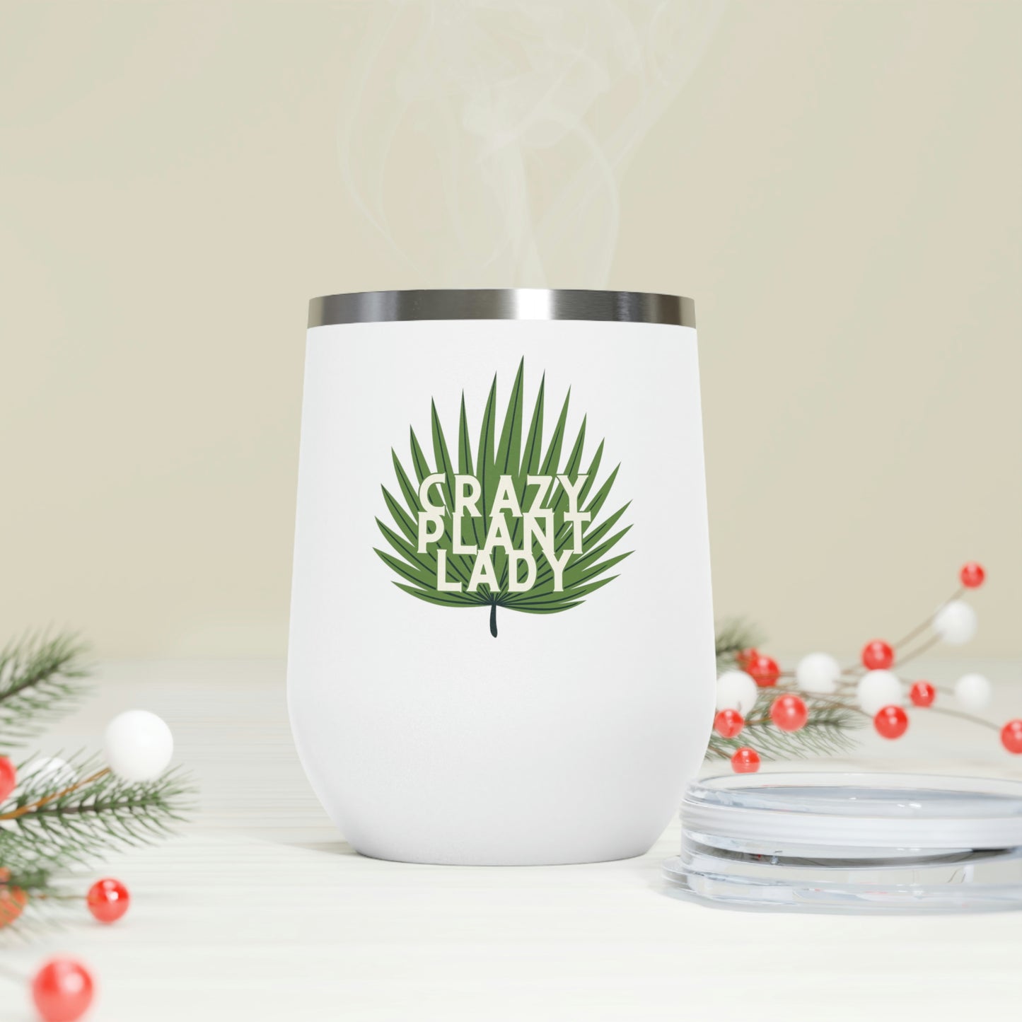 Crazy Plant Lady Insulated Wine Tumbler