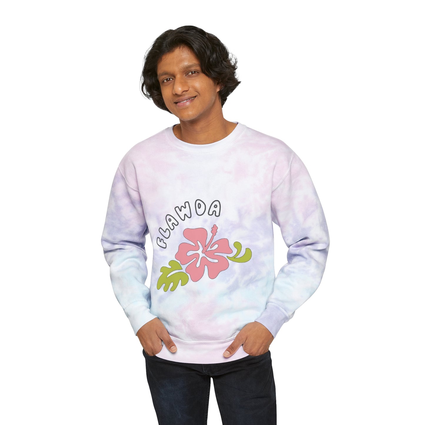 Flawda Unisex Tie-Dye Crewneck