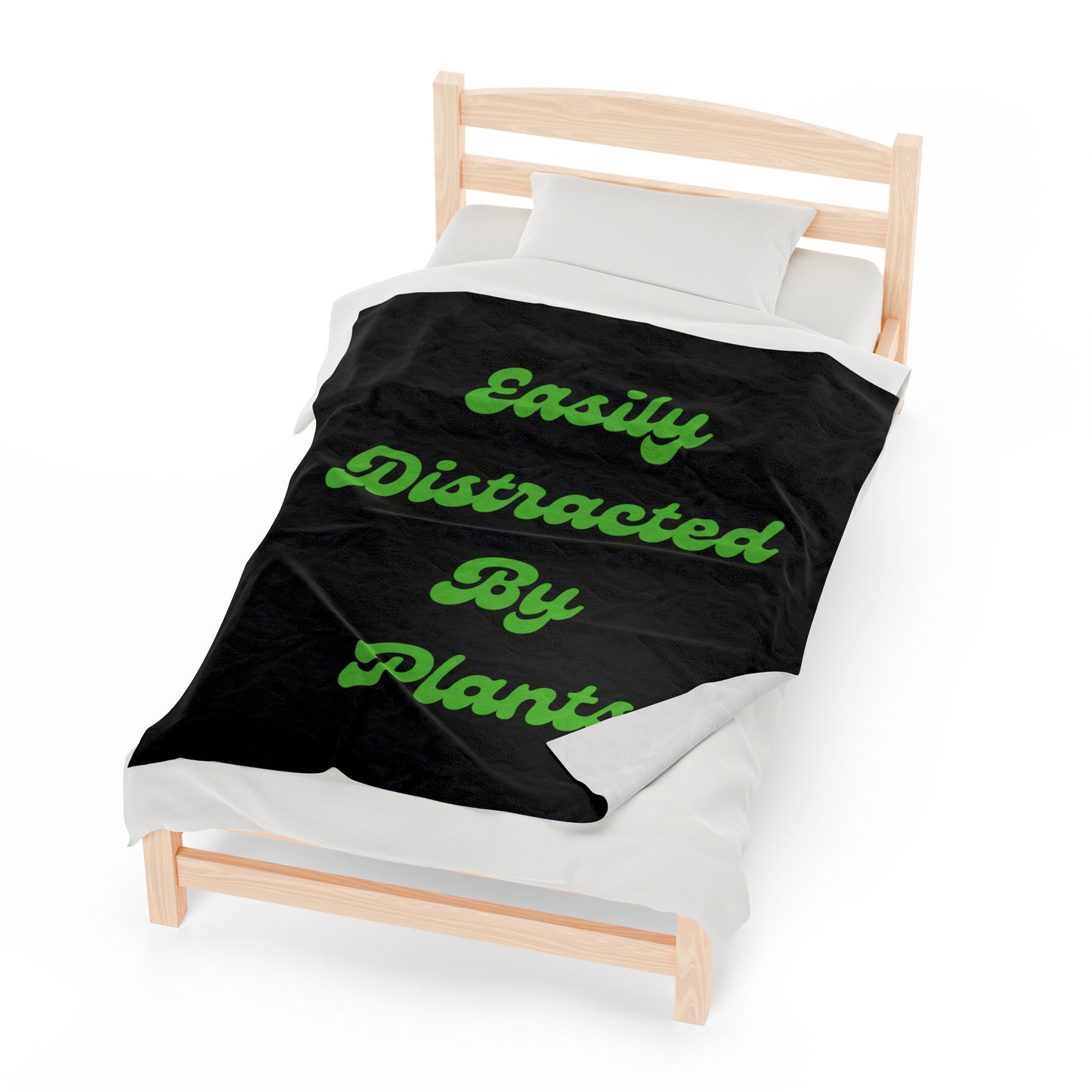 Distracted Velveteen Plush Blanket