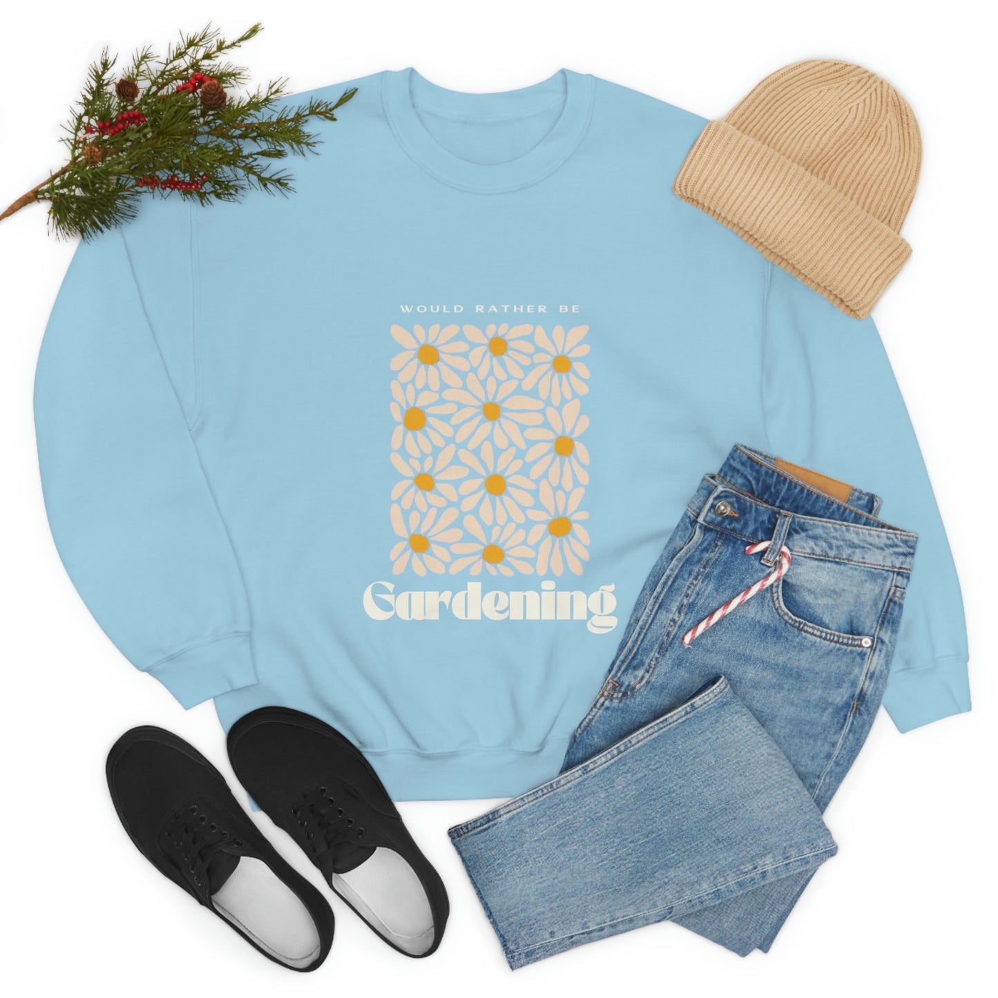 Would Rather Be Gardening Unisex Crewneck