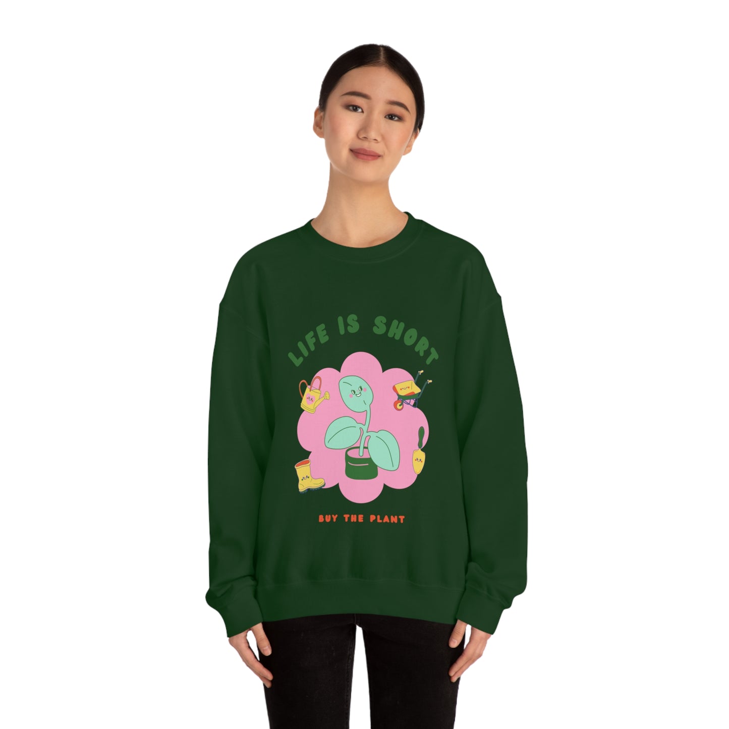 Life Is Short Unisex Crewneck
