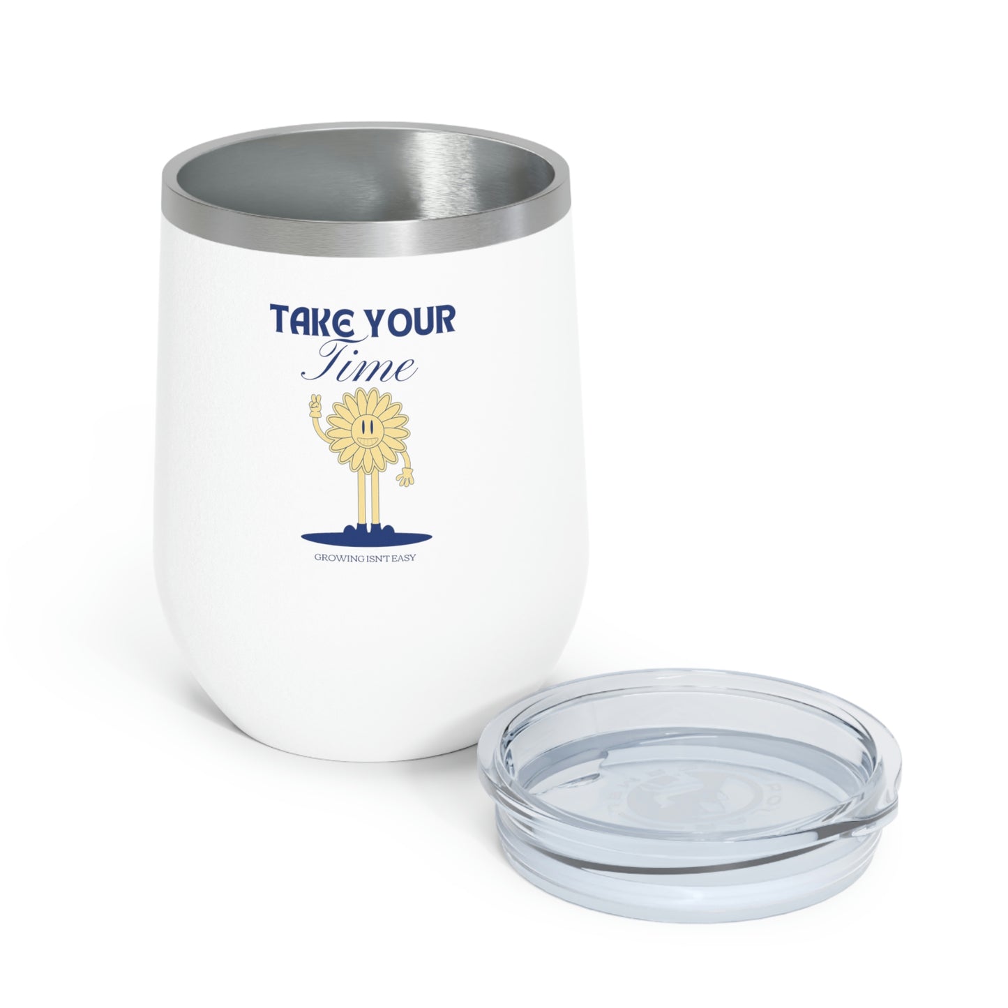 Growing Isn't Easy Insulated Wine Tumbler